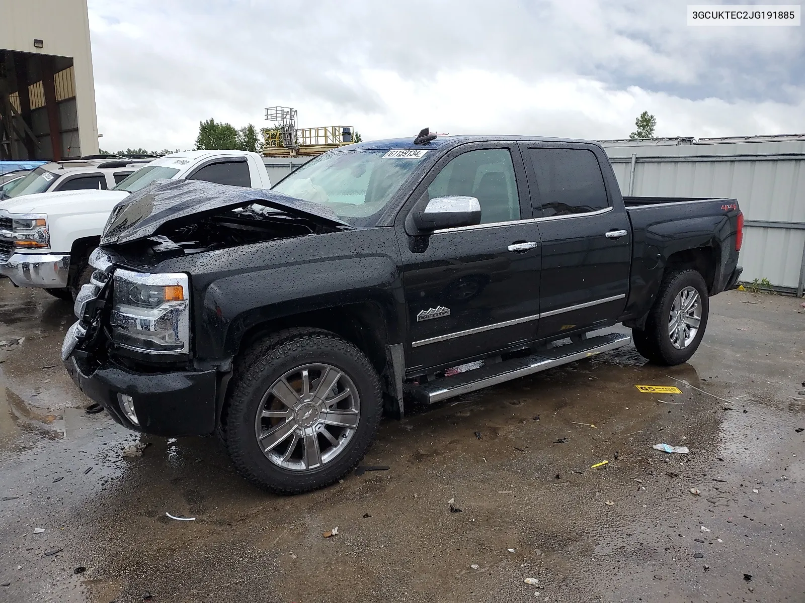 2018 Chevrolet Silverado K1500 High Country VIN: 3GCUKTEC2JG191885 Lot: 61159134