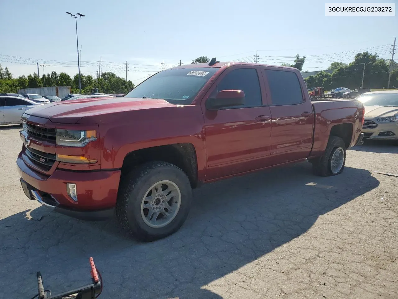 2018 Chevrolet Silverado K1500 Lt VIN: 3GCUKREC5JG203272 Lot: 61239994