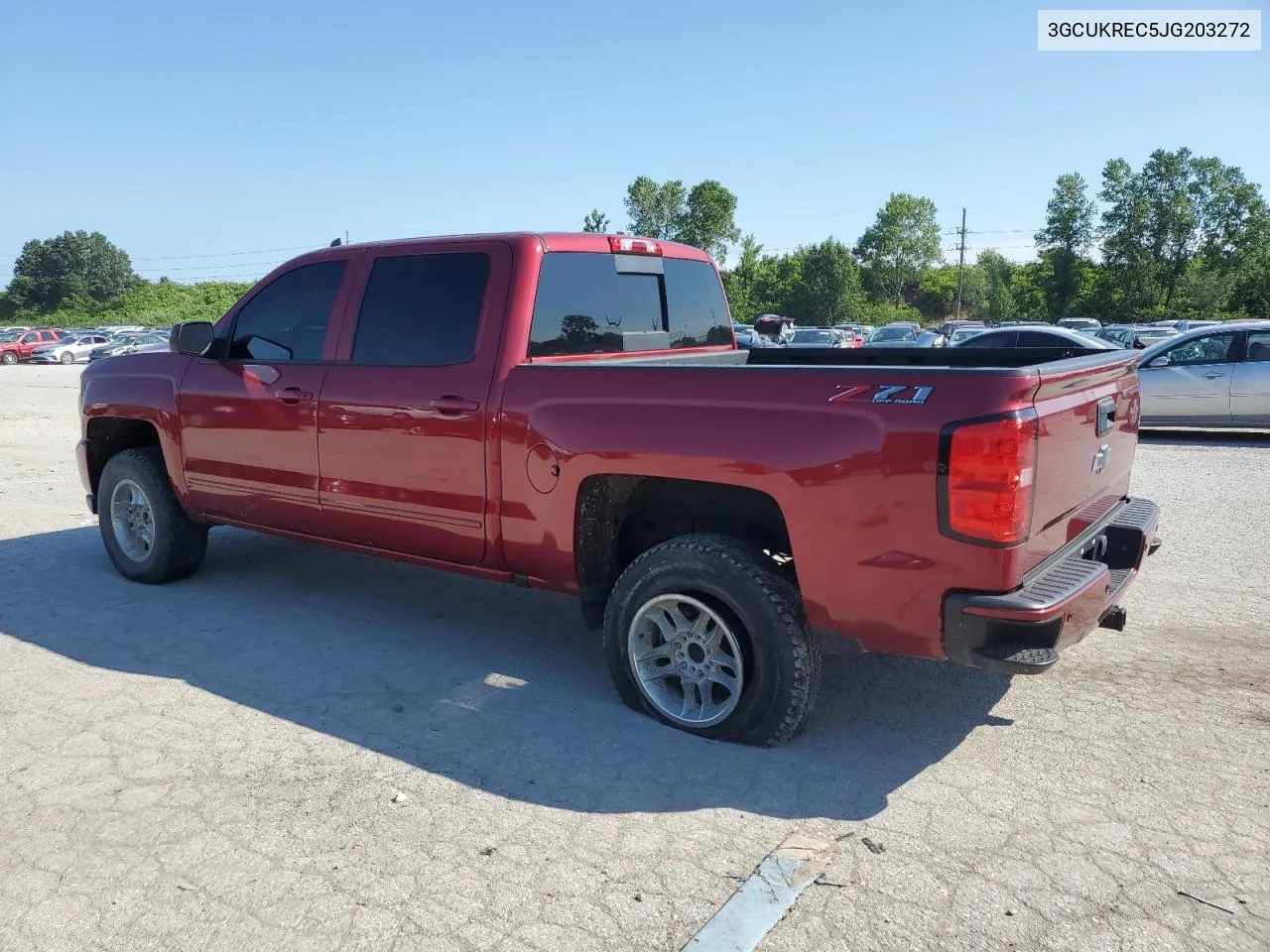 2018 Chevrolet Silverado K1500 Lt VIN: 3GCUKREC5JG203272 Lot: 61239994