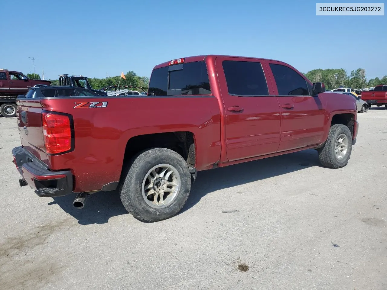 2018 Chevrolet Silverado K1500 Lt VIN: 3GCUKREC5JG203272 Lot: 61239994