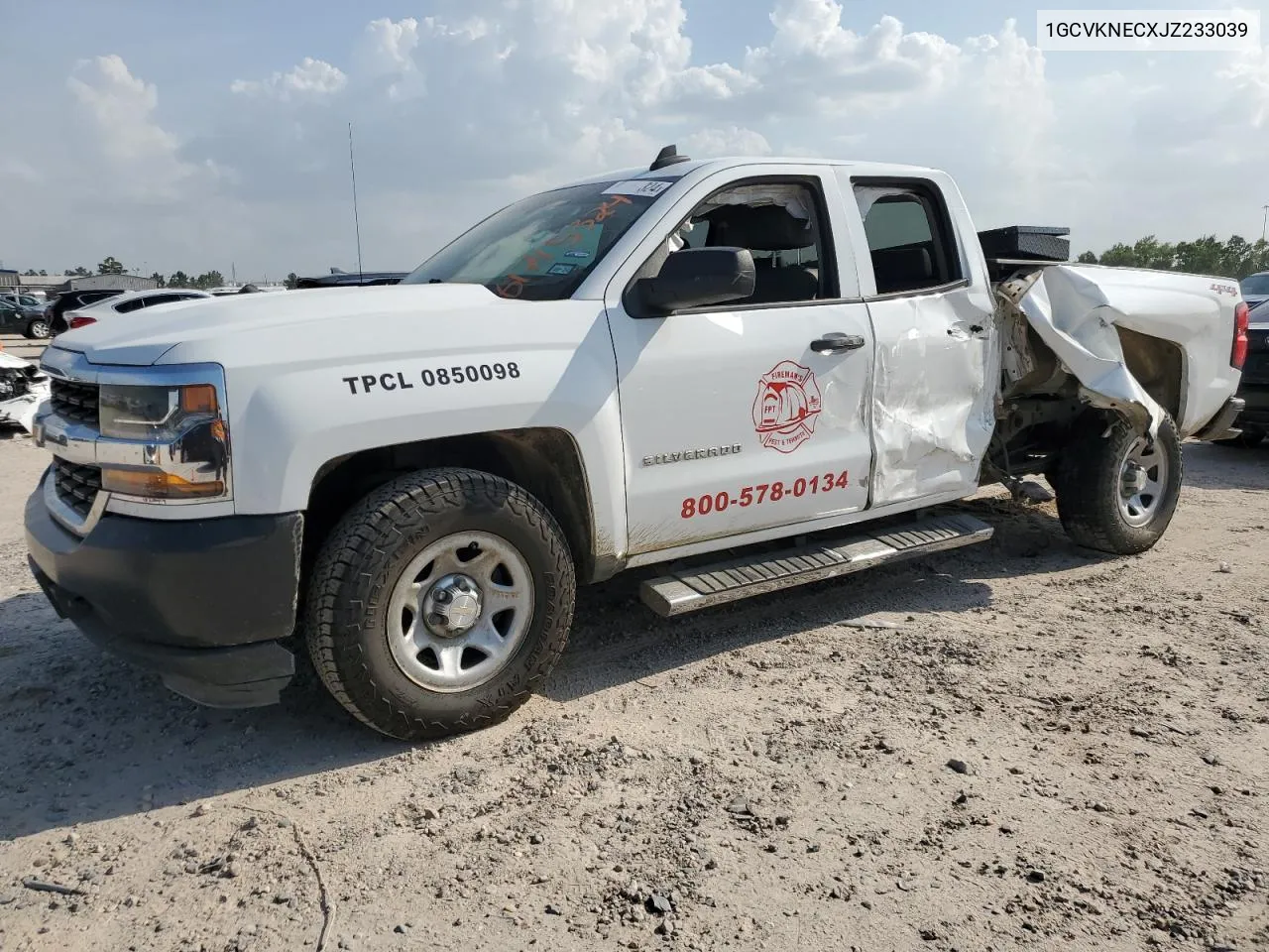 2018 Chevrolet Silverado K1500 VIN: 1GCVKNECXJZ233039 Lot: 61715324