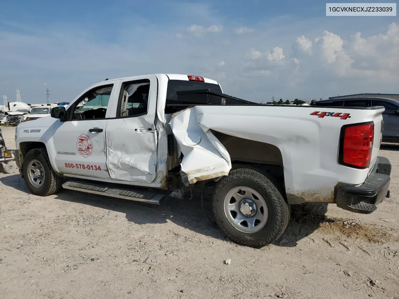 2018 Chevrolet Silverado K1500 VIN: 1GCVKNECXJZ233039 Lot: 61715324