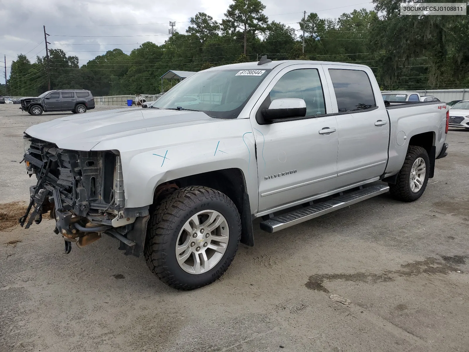 2018 Chevrolet Silverado K1500 Lt VIN: 3GCUKREC5JG108811 Lot: 61788544