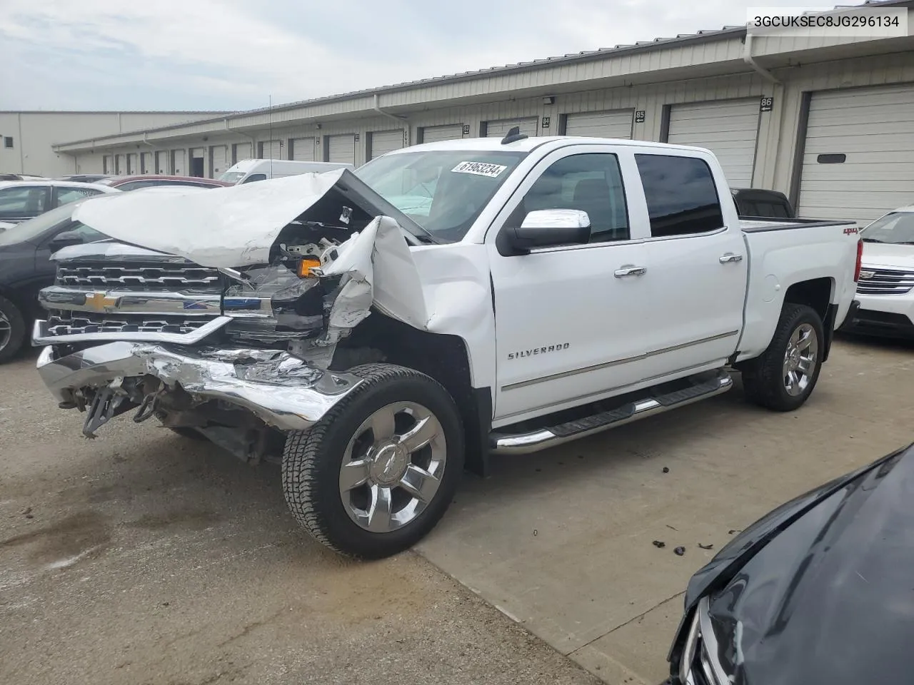 2018 Chevrolet Silverado K1500 Ltz VIN: 3GCUKSEC8JG296134 Lot: 61963234