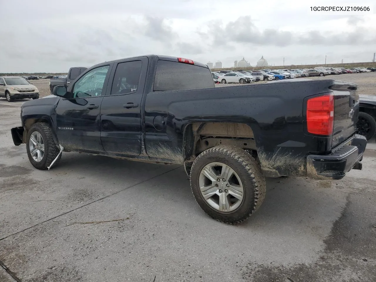 2018 Chevrolet Silverado C1500 Custom VIN: 1GCRCPECXJZ109606 Lot: 61994534