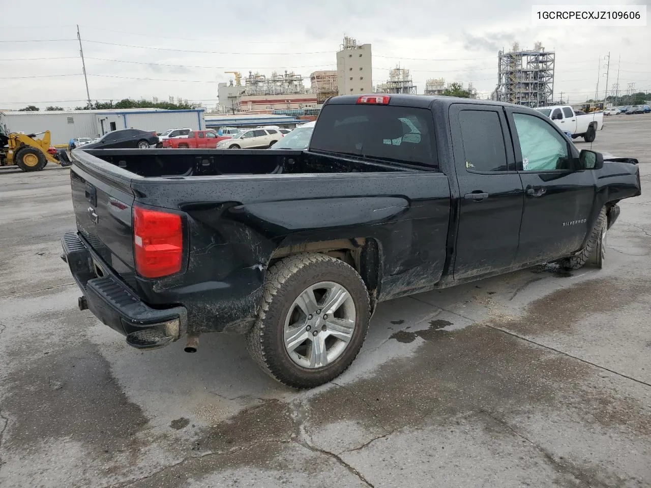 2018 Chevrolet Silverado C1500 Custom VIN: 1GCRCPECXJZ109606 Lot: 61994534