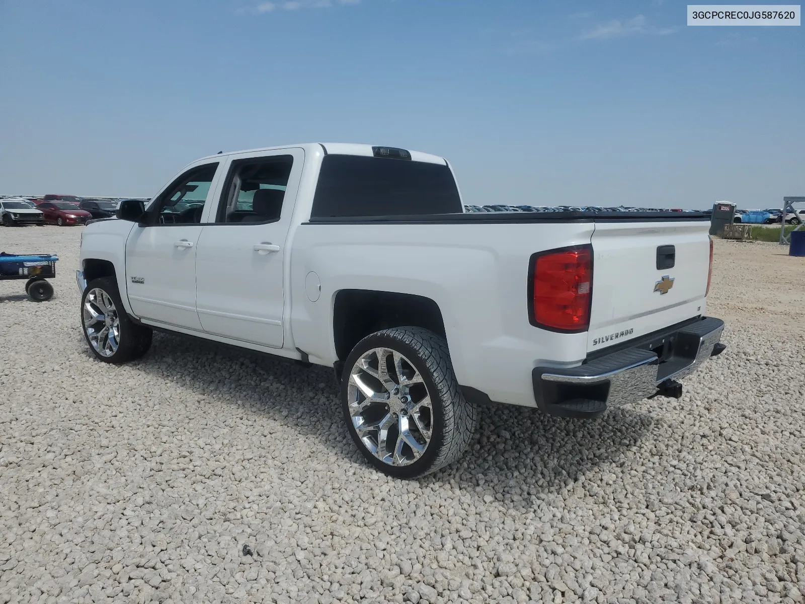 2018 Chevrolet Silverado C1500 Lt VIN: 3GCPCREC0JG587620 Lot: 62012254