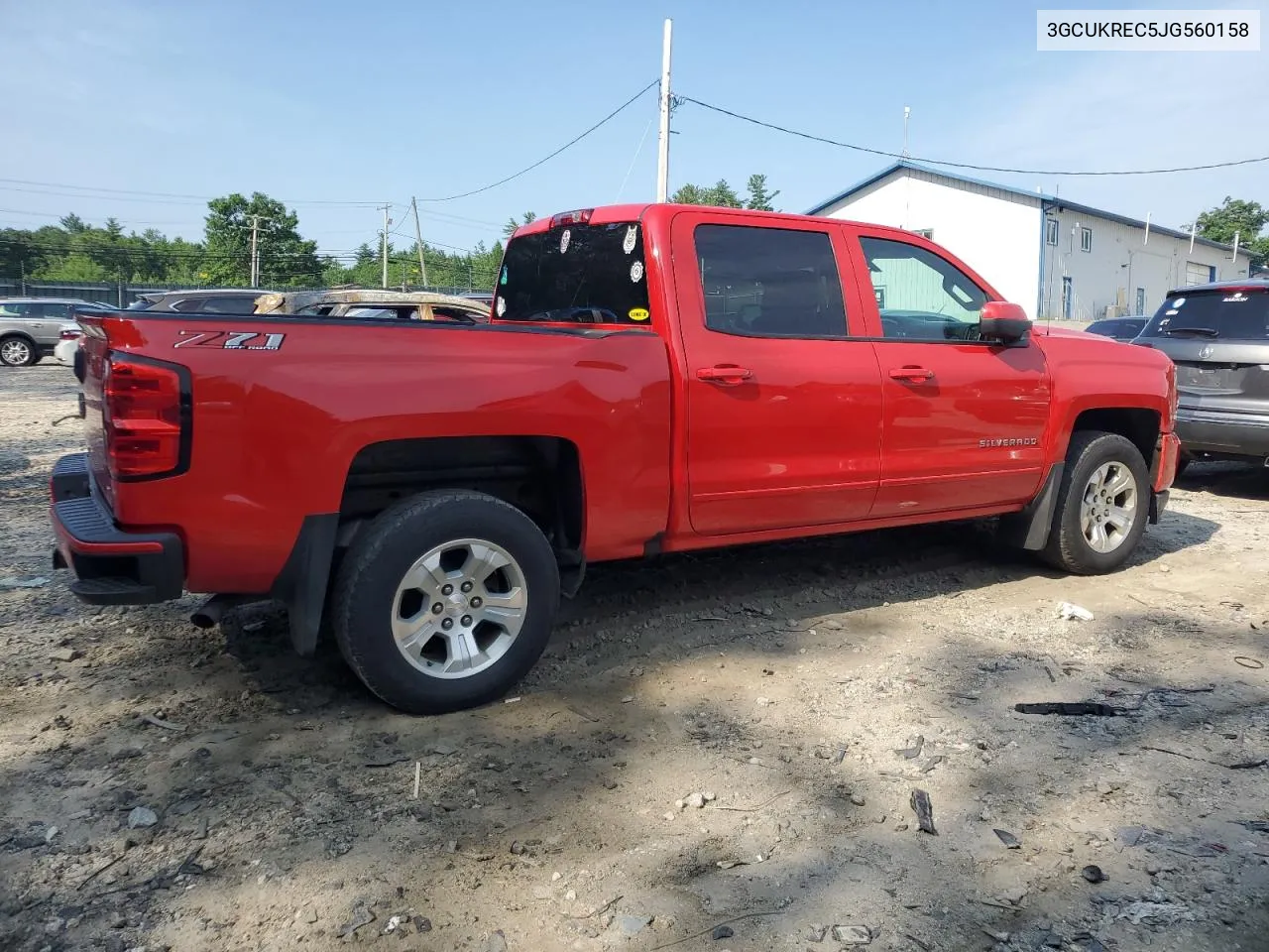 2018 Chevrolet Silverado K1500 Lt VIN: 3GCUKREC5JG560158 Lot: 62070584