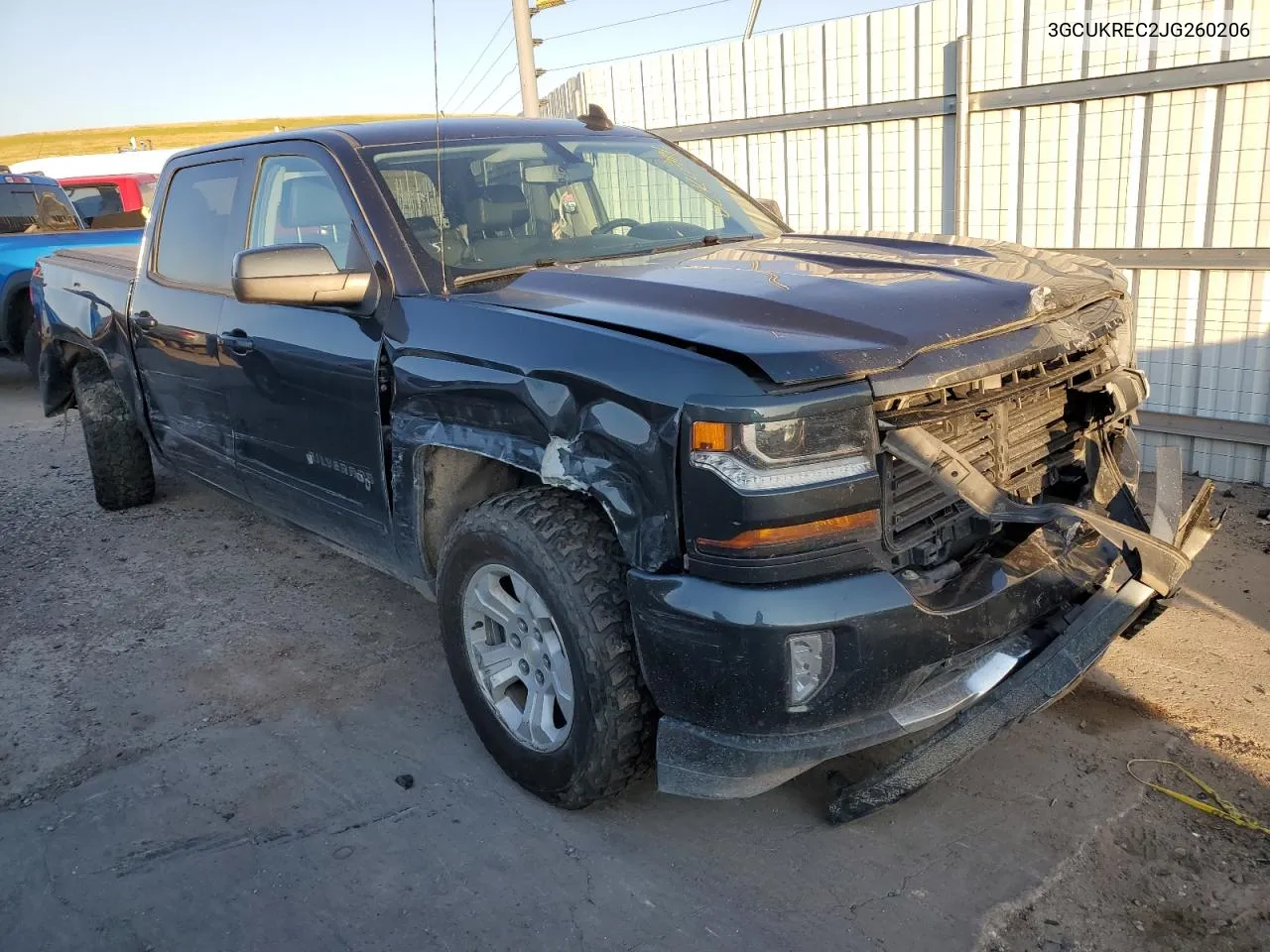 2018 Chevrolet Silverado K1500 Lt VIN: 3GCUKREC2JG260206 Lot: 62120714