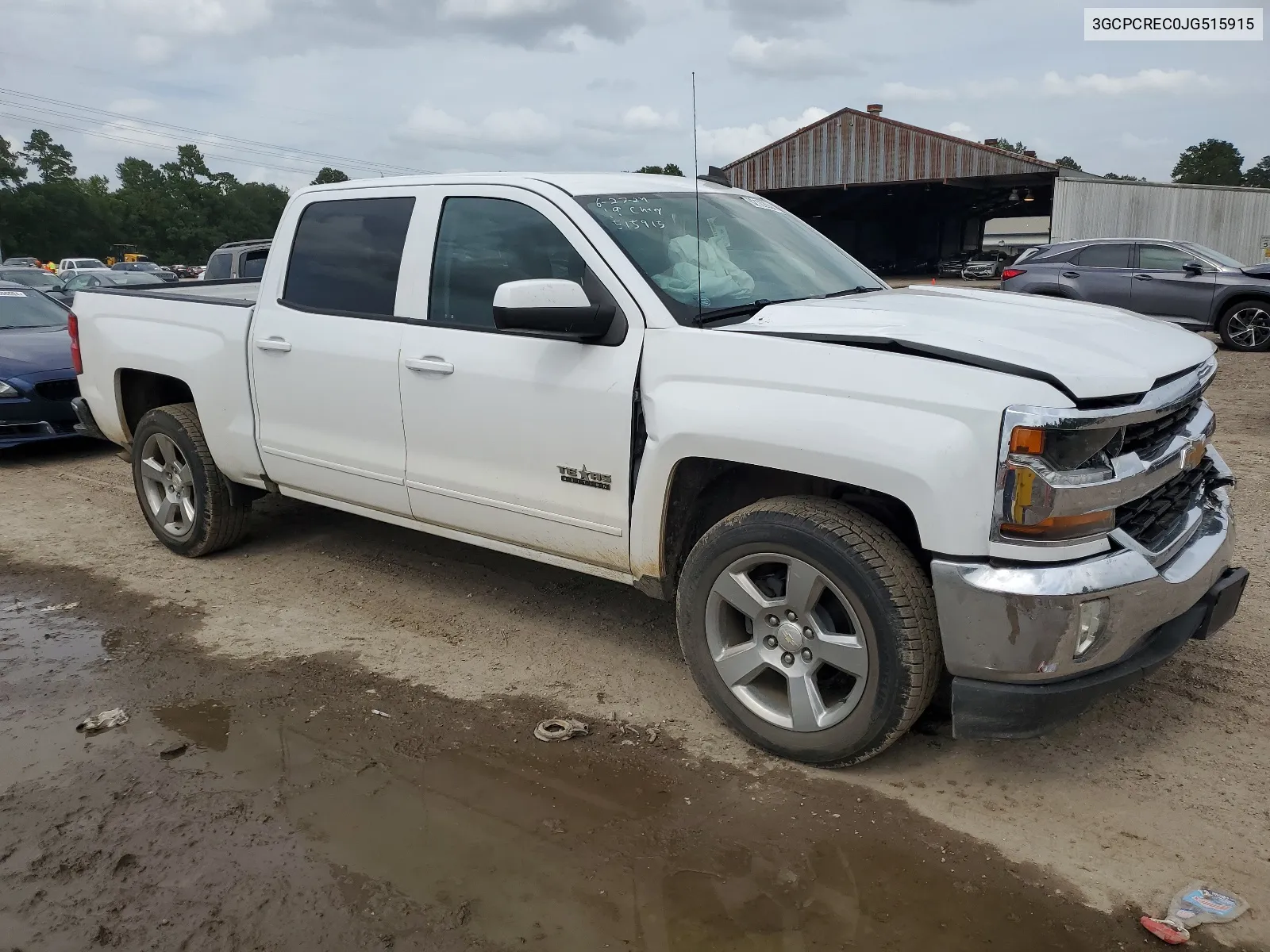 2018 Chevrolet Silverado C1500 Lt VIN: 3GCPCREC0JG515915 Lot: 62122634