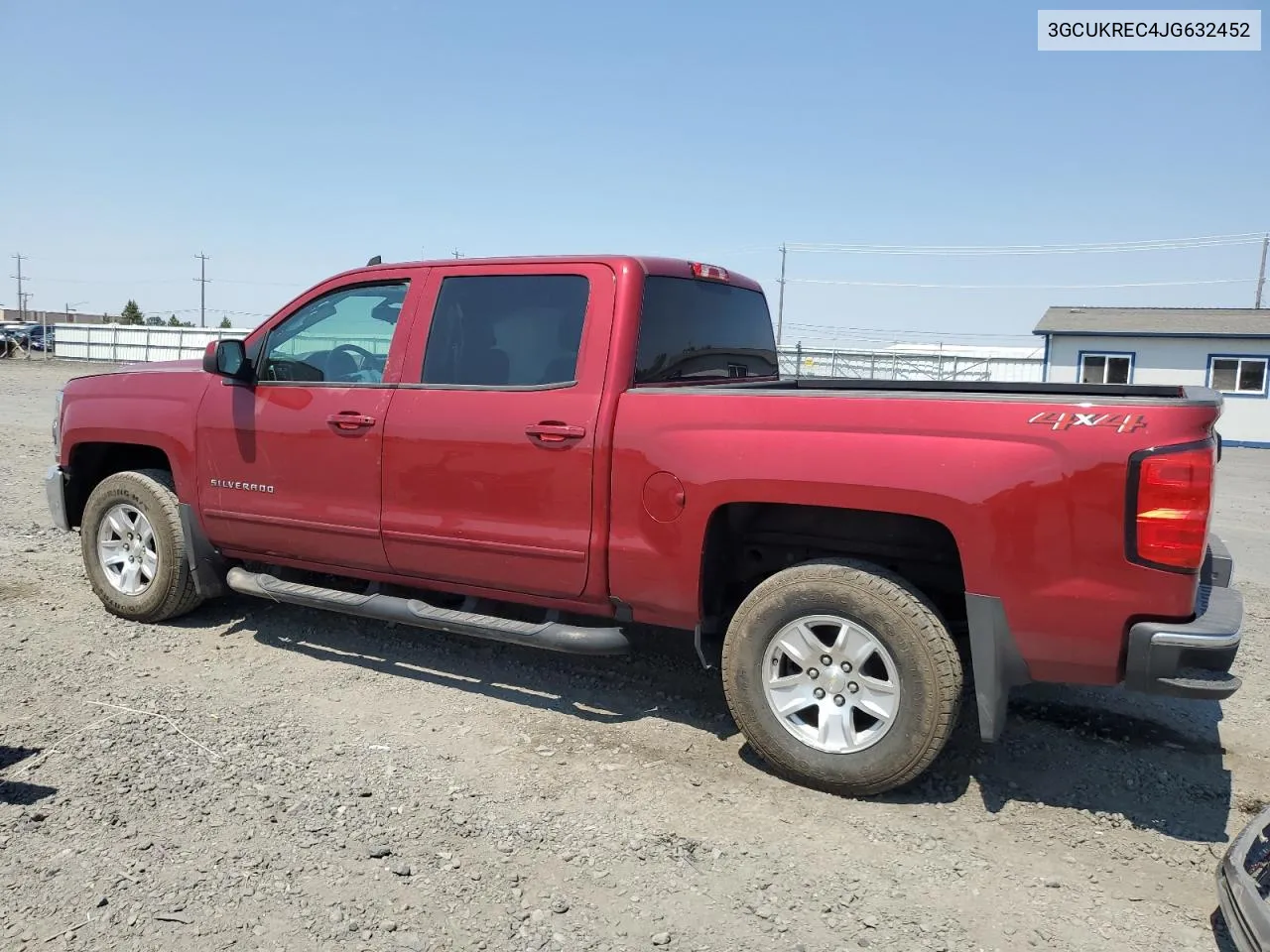 2018 Chevrolet Silverado K1500 Lt VIN: 3GCUKREC4JG632452 Lot: 62134474