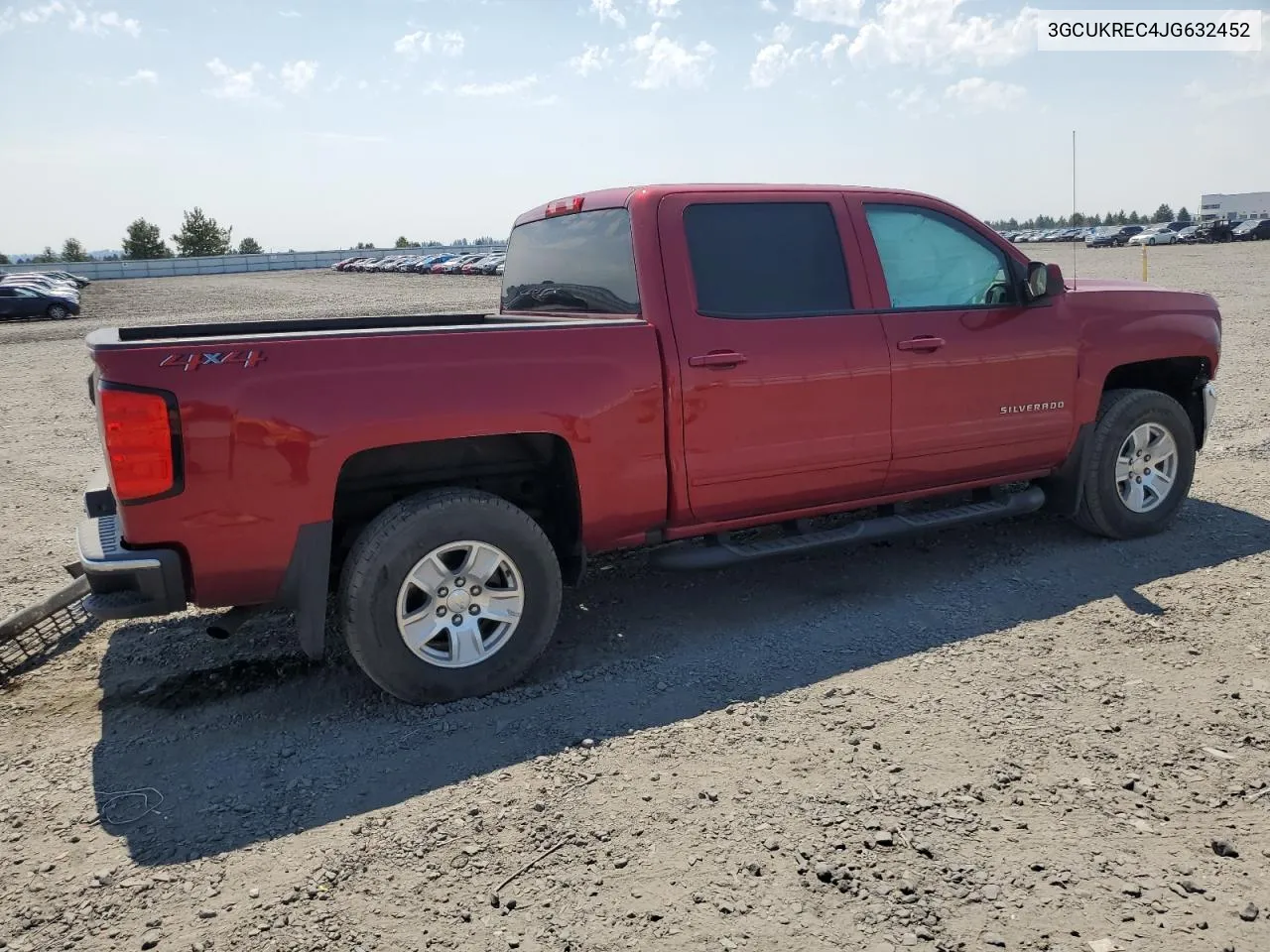 2018 Chevrolet Silverado K1500 Lt VIN: 3GCUKREC4JG632452 Lot: 62134474