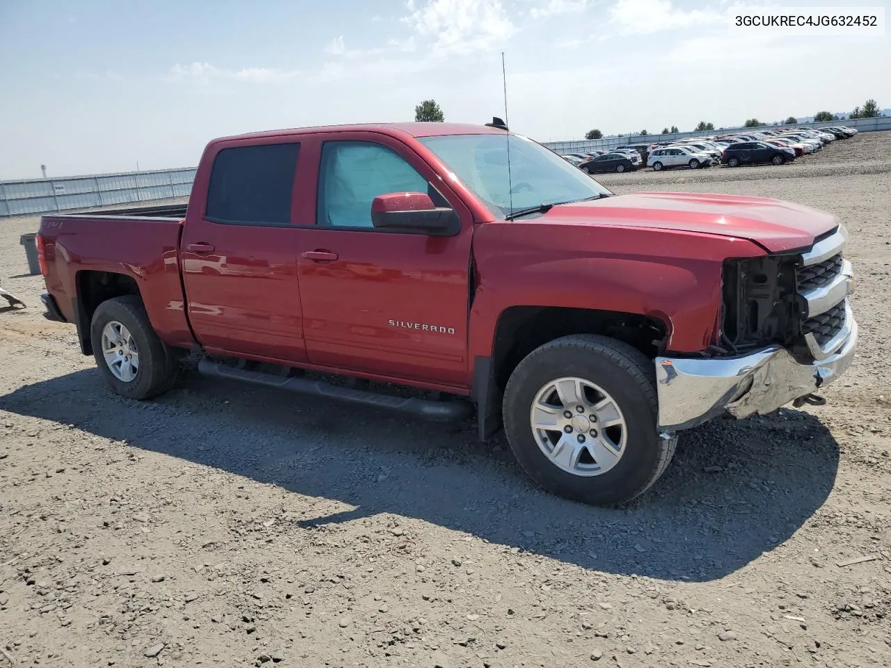 2018 Chevrolet Silverado K1500 Lt VIN: 3GCUKREC4JG632452 Lot: 62134474