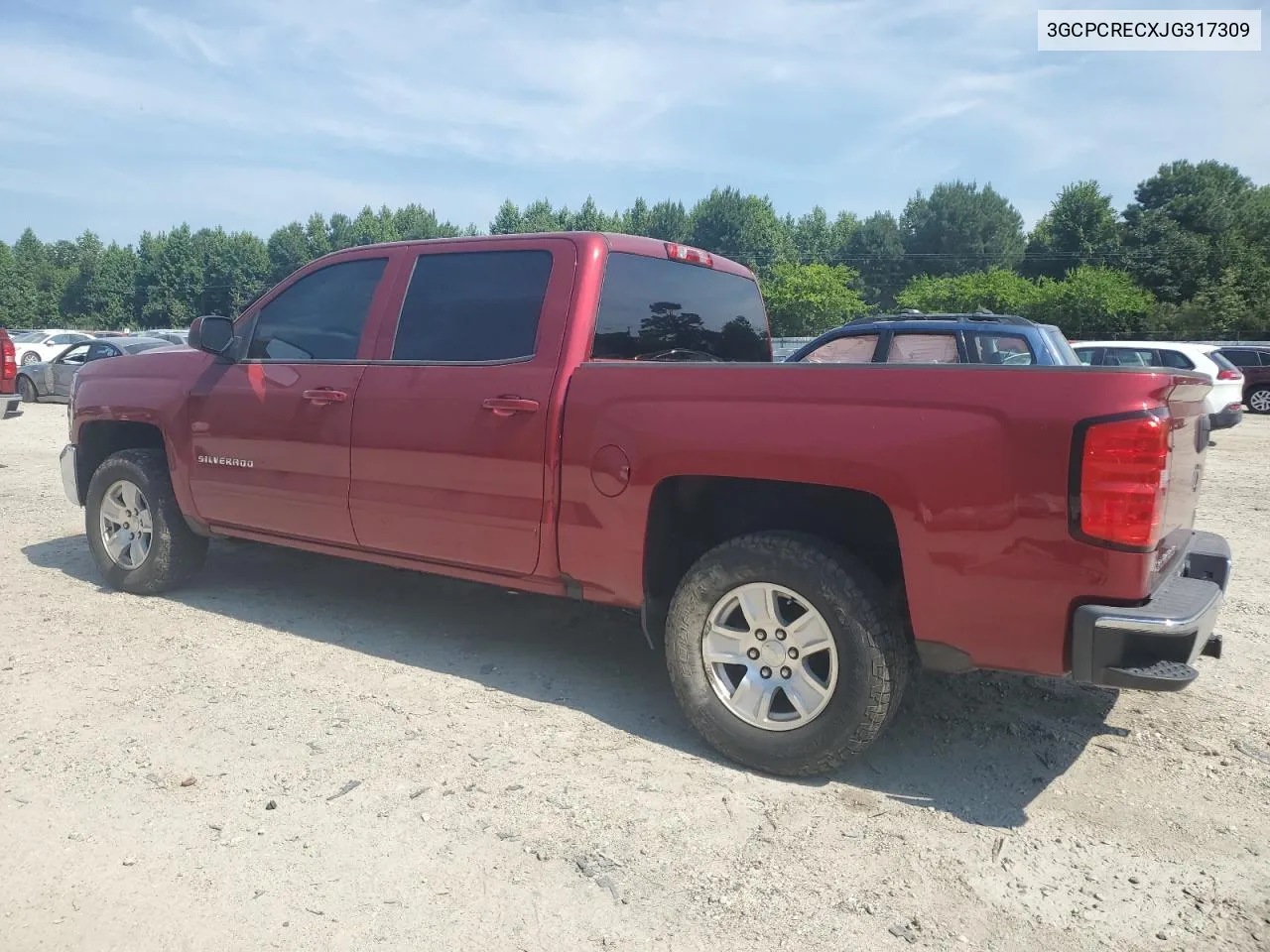 2018 Chevrolet Silverado C1500 Lt VIN: 3GCPCRECXJG317309 Lot: 62271474