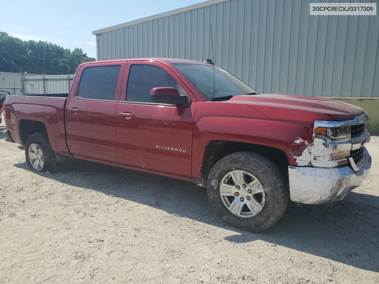 2018 Chevrolet Silverado C1500 Lt VIN: 3GCPCRECXJG317309 Lot: 62271474