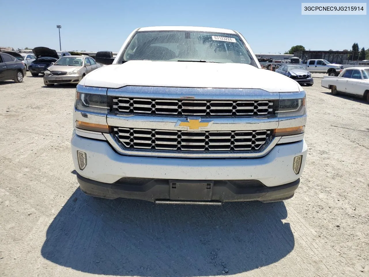 2018 Chevrolet Silverado C1500 VIN: 3GCPCNEC9JG215914 Lot: 63123224