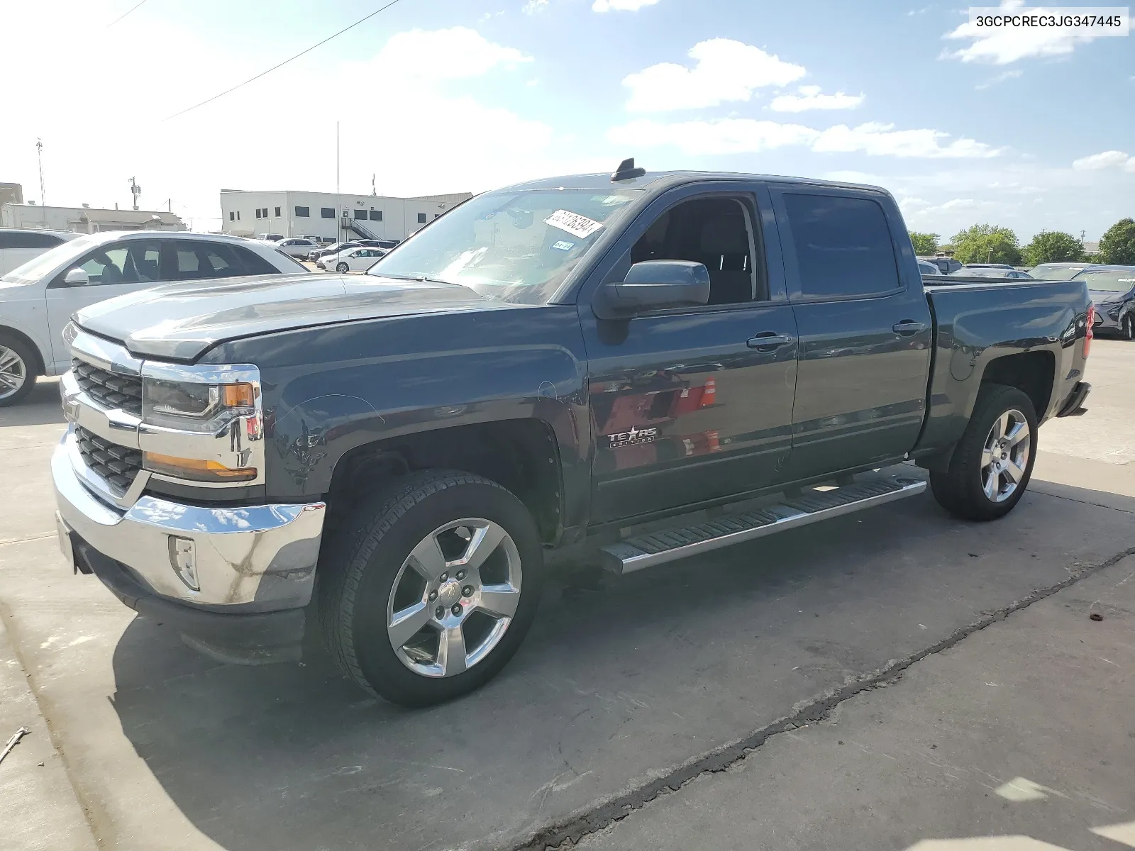 2018 Chevrolet Silverado C1500 Lt VIN: 3GCPCREC3JG347445 Lot: 63126394