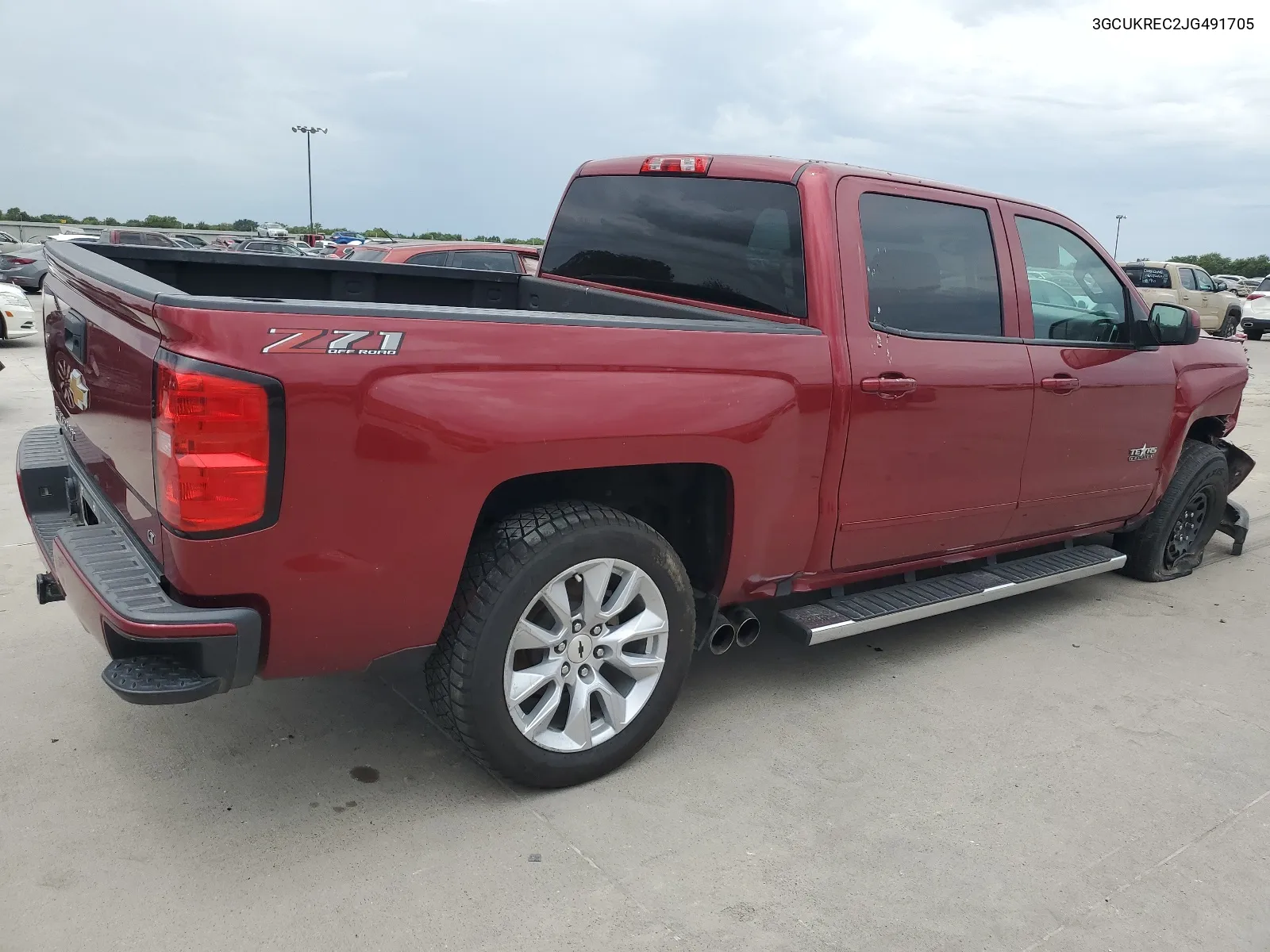 3GCUKREC2JG491705 2018 Chevrolet Silverado K1500 Lt