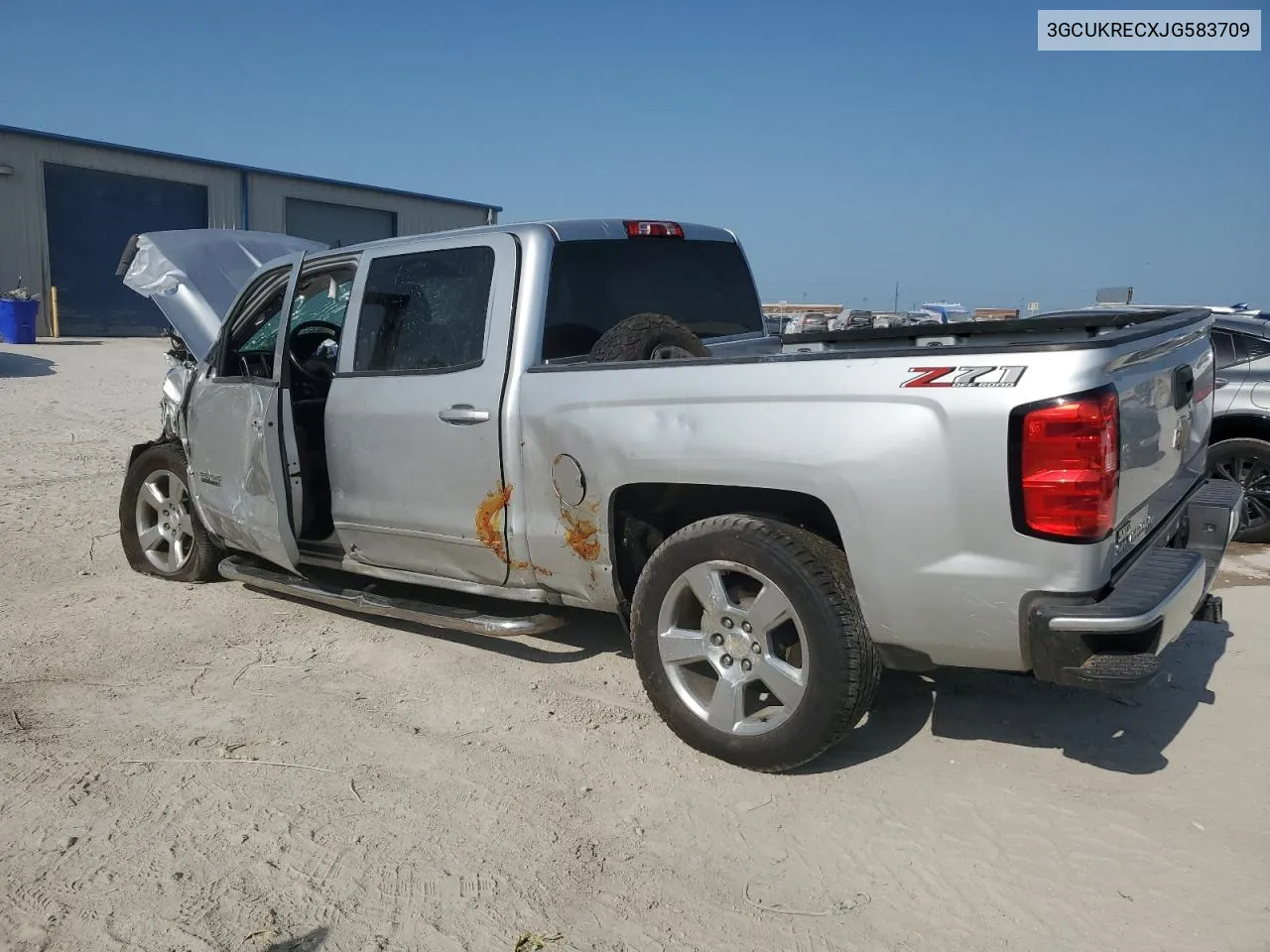 3GCUKRECXJG583709 2018 Chevrolet Silverado K1500 Lt