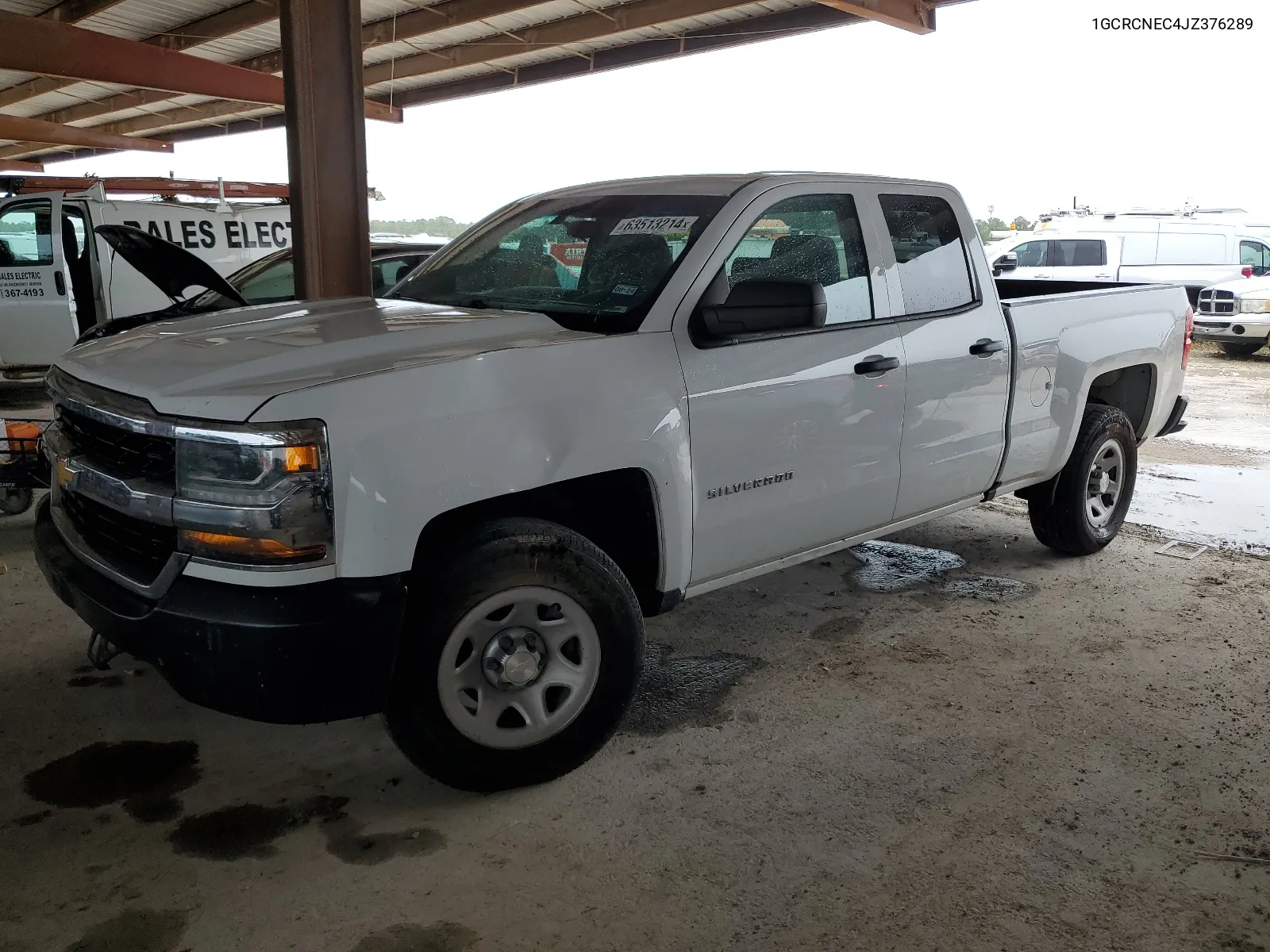 2018 Chevrolet Silverado C1500 VIN: 1GCRCNEC4JZ376289 Lot: 63513214