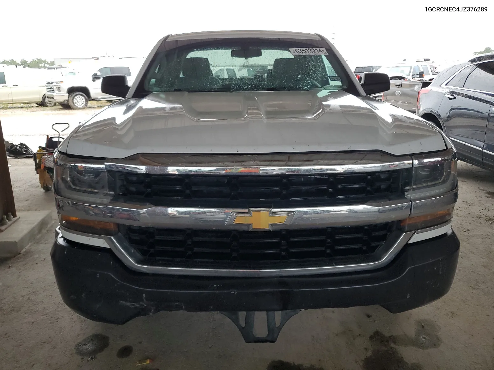 2018 Chevrolet Silverado C1500 VIN: 1GCRCNEC4JZ376289 Lot: 63513214