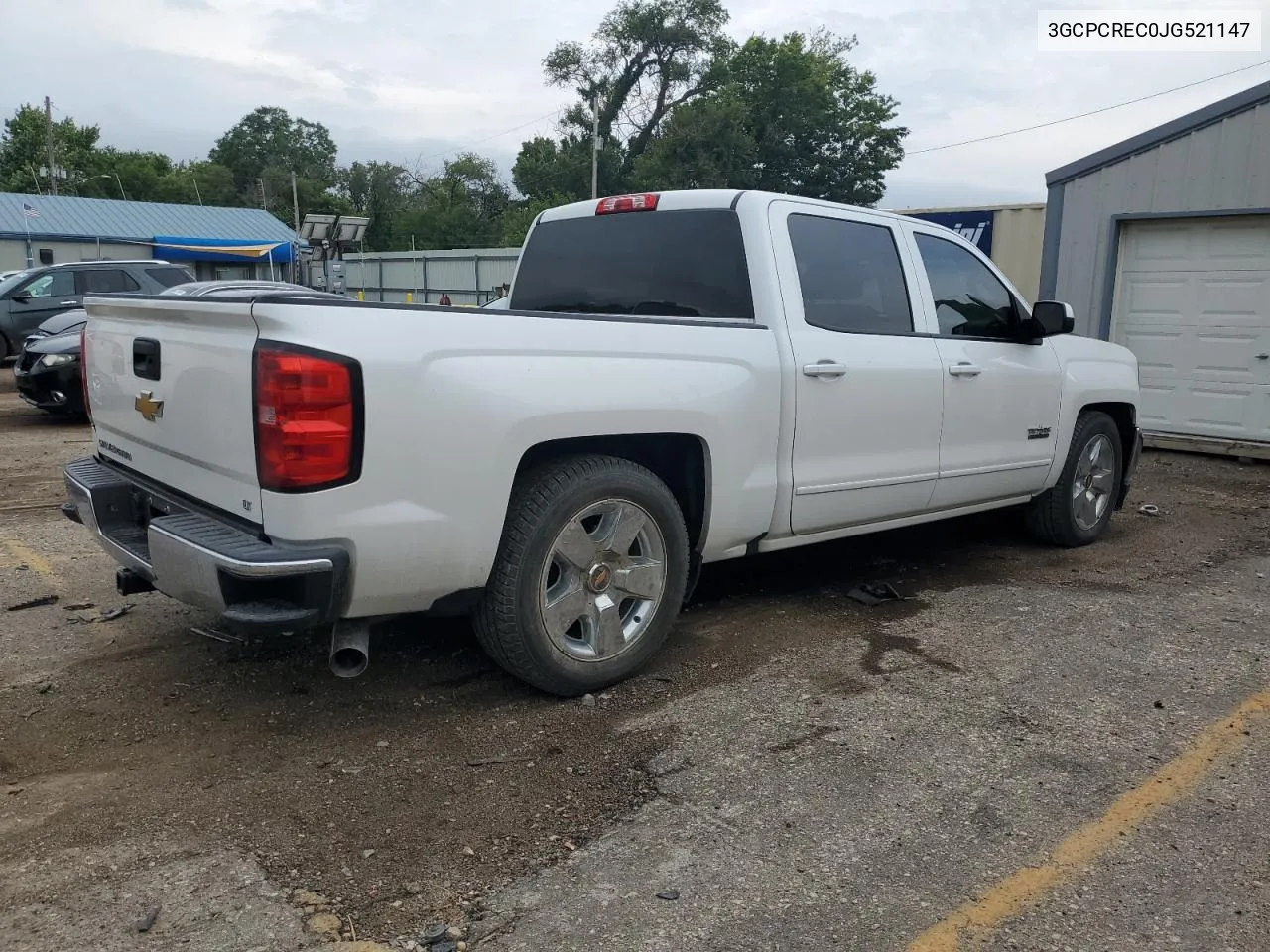 2018 Chevrolet Silverado C1500 Lt VIN: 3GCPCREC0JG521147 Lot: 63548114