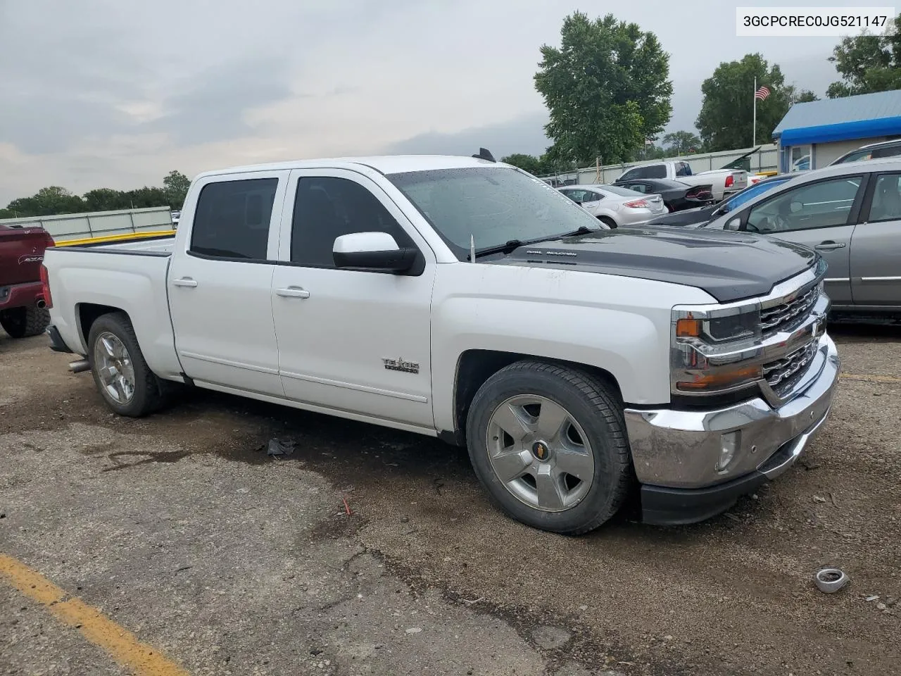 2018 Chevrolet Silverado C1500 Lt VIN: 3GCPCREC0JG521147 Lot: 63548114