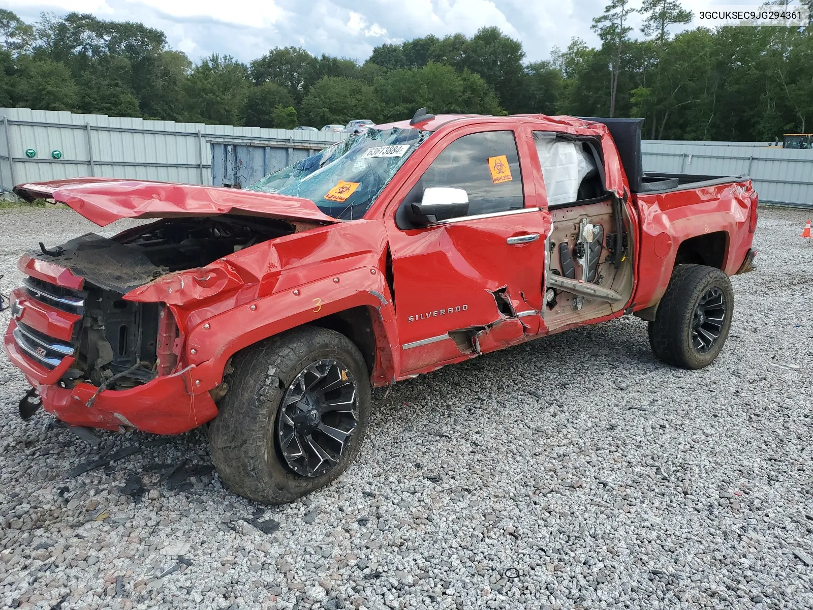 2018 Chevrolet Silverado K1500 Ltz VIN: 3GCUKSEC9JG294361 Lot: 63613884