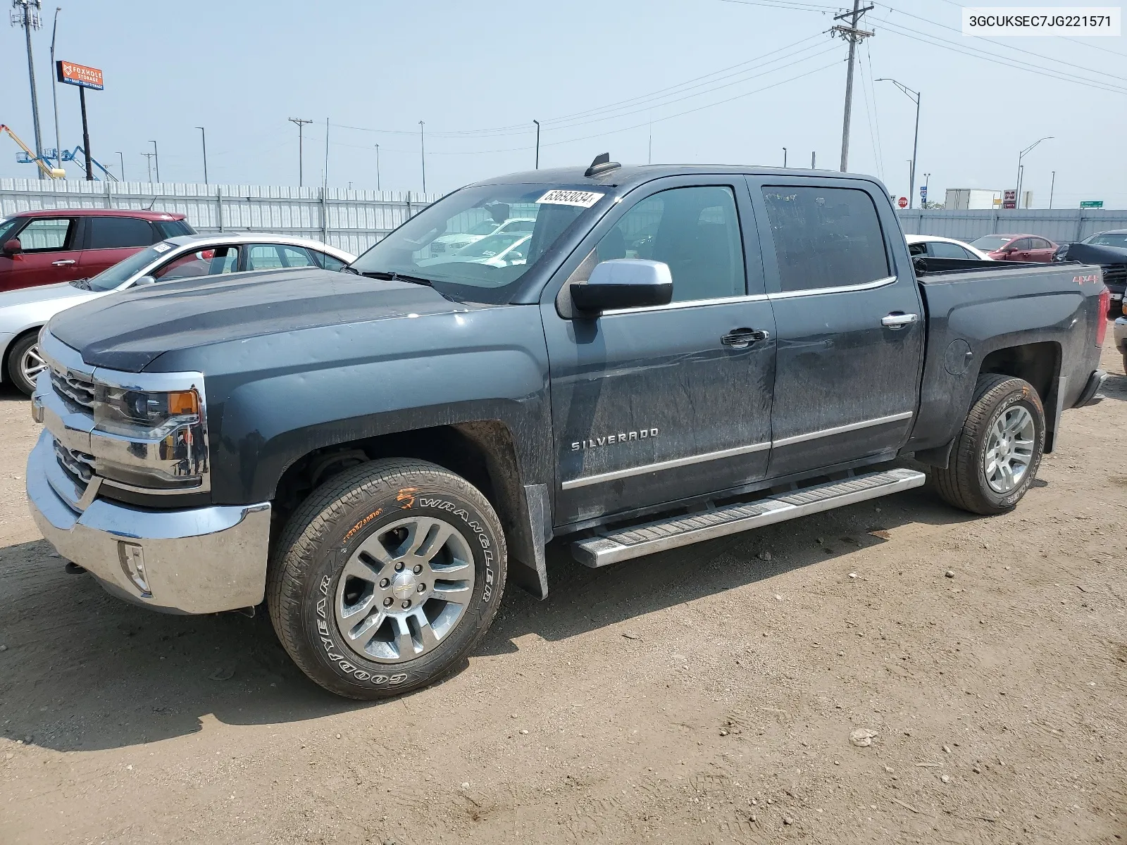 3GCUKSEC7JG221571 2018 Chevrolet Silverado K1500 Ltz