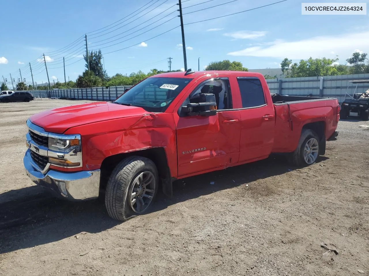 2018 Chevrolet Silverado C1500 Lt VIN: 1GCVCREC4JZ264324 Lot: 63747454