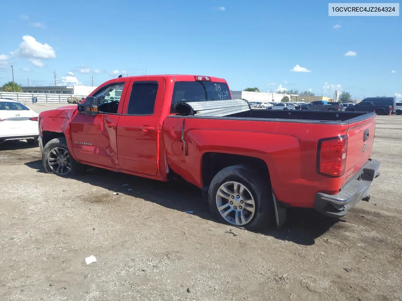 2018 Chevrolet Silverado C1500 Lt VIN: 1GCVCREC4JZ264324 Lot: 63747454