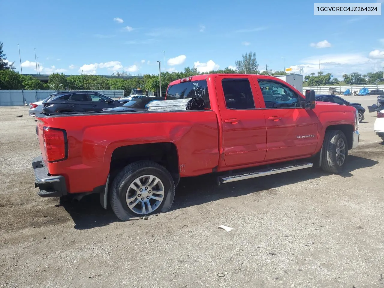 2018 Chevrolet Silverado C1500 Lt VIN: 1GCVCREC4JZ264324 Lot: 63747454