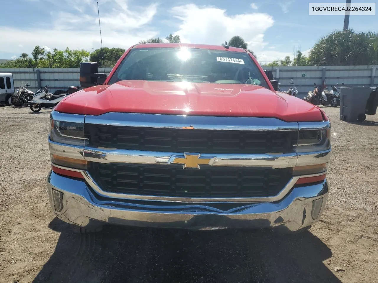 2018 Chevrolet Silverado C1500 Lt VIN: 1GCVCREC4JZ264324 Lot: 63747454