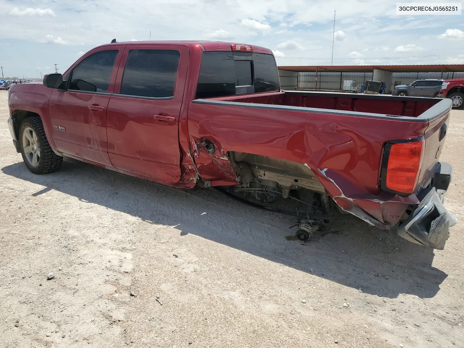 2018 Chevrolet Silverado C1500 Lt VIN: 3GCPCREC6JG565251 Lot: 63750914