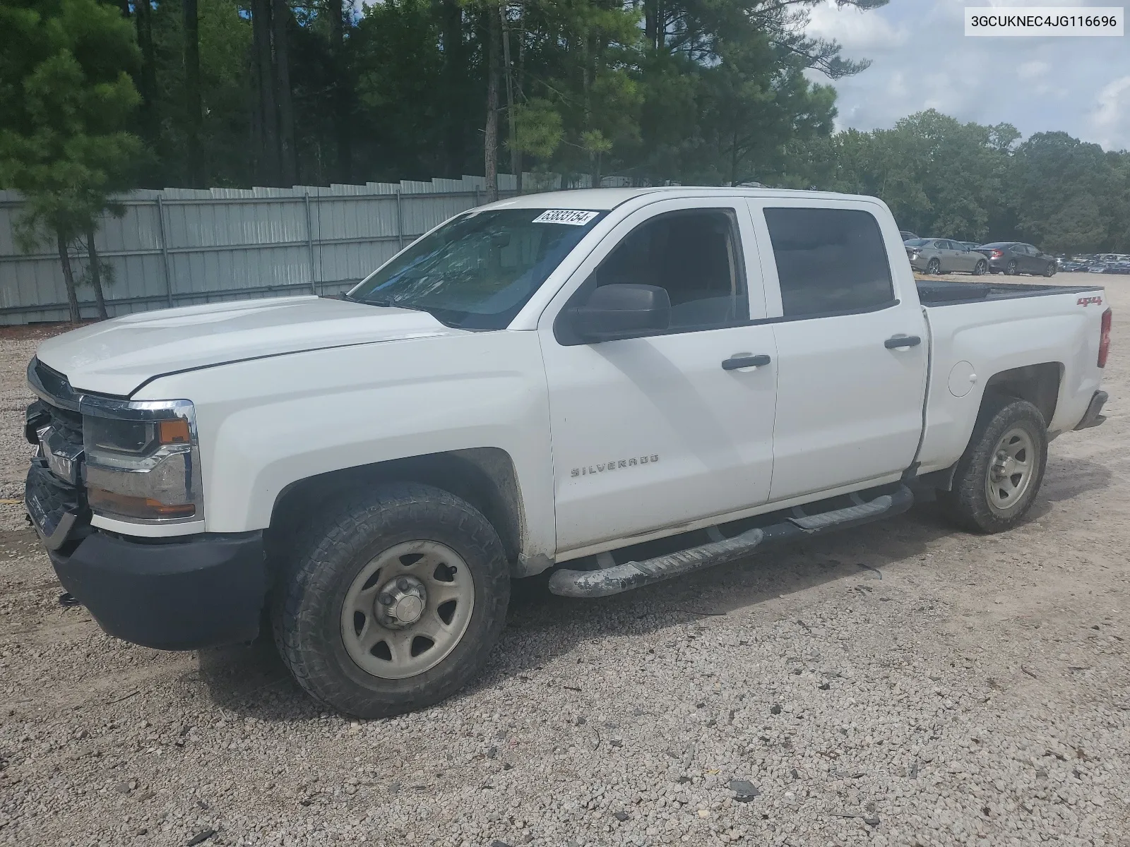 2018 Chevrolet Silverado K1500 VIN: 3GCUKNEC4JG116696 Lot: 63833154