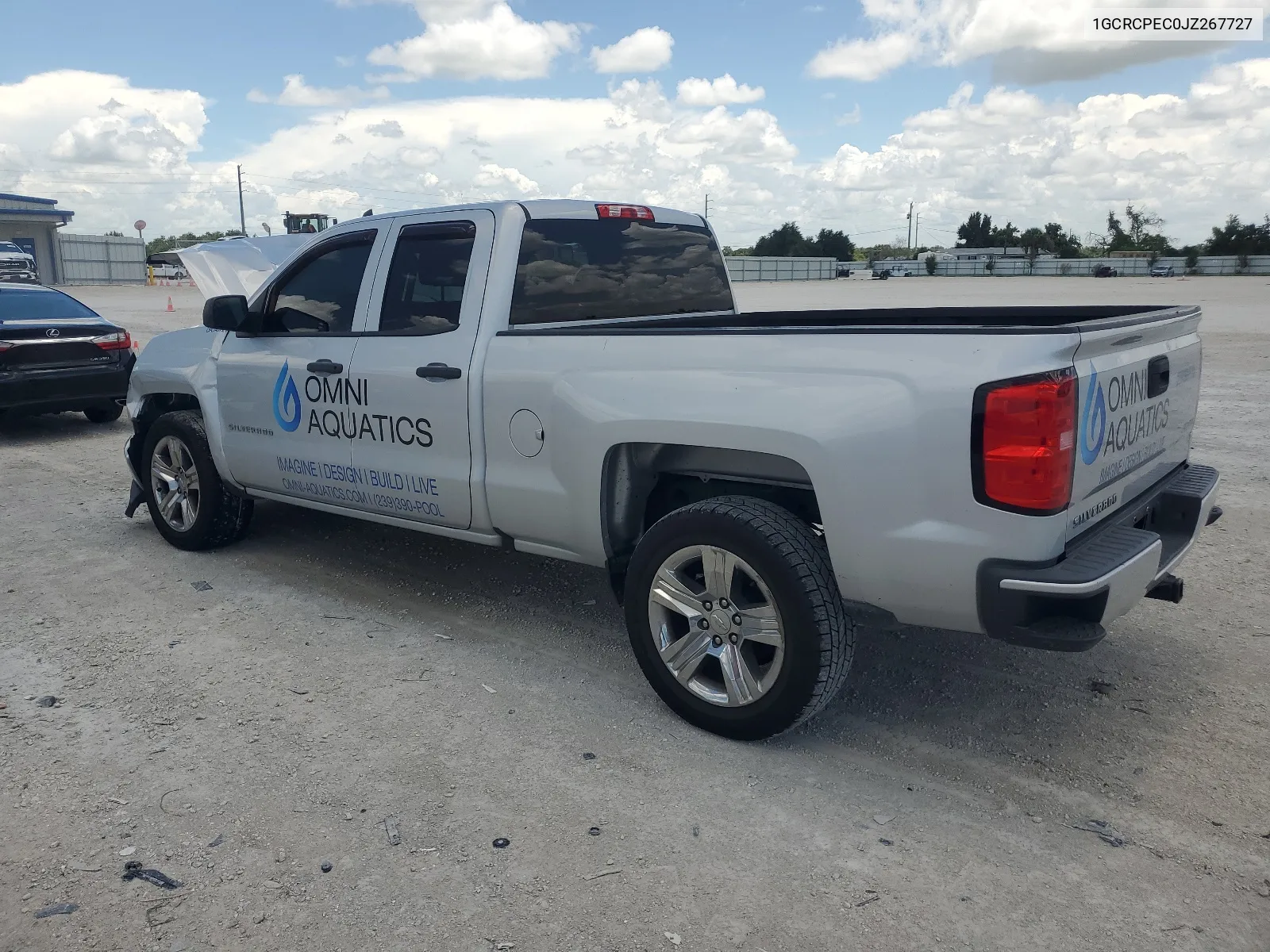 2018 Chevrolet Silverado C1500 Custom VIN: 1GCRCPEC0JZ267727 Lot: 64197294