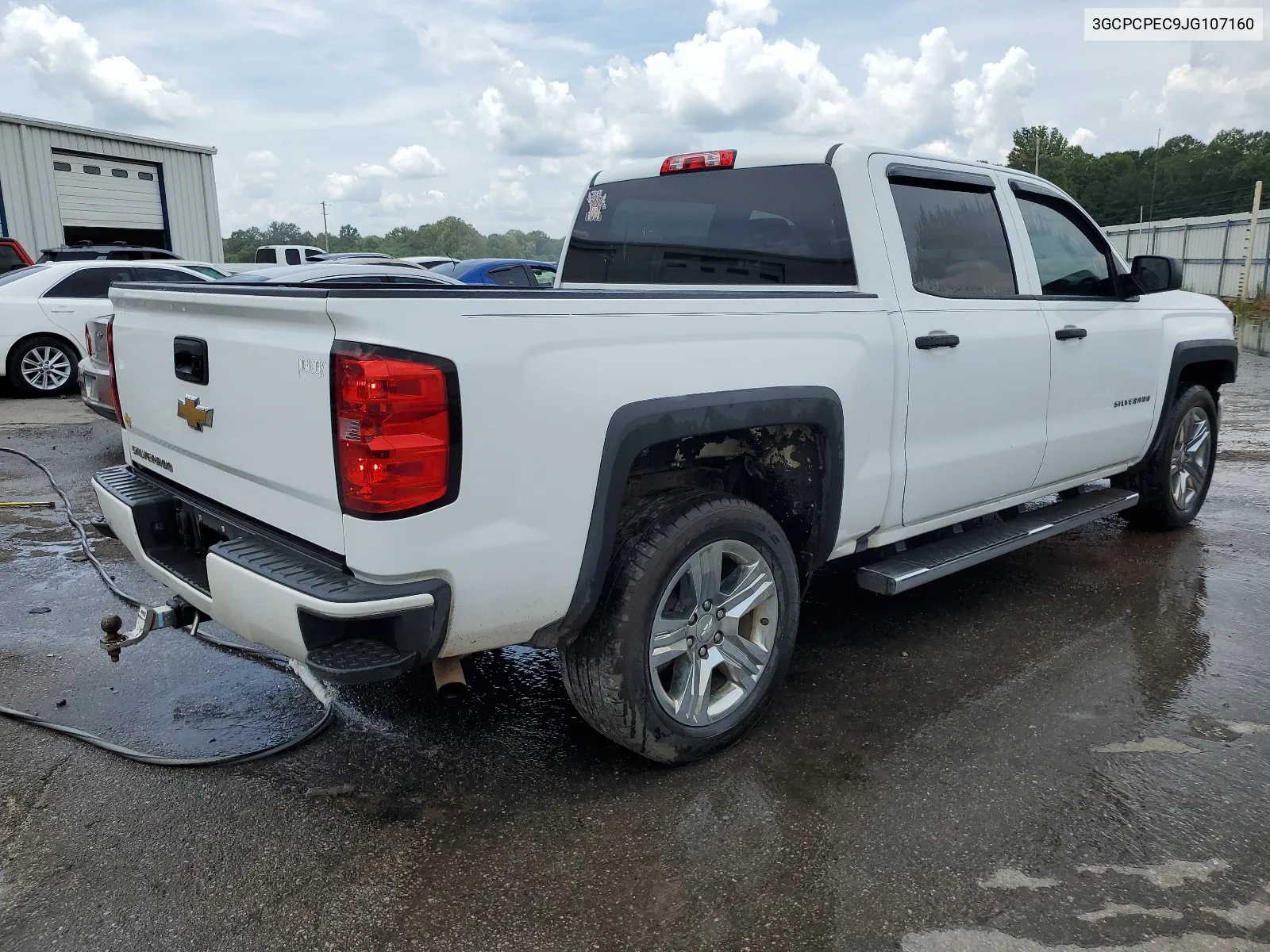 2018 Chevrolet Silverado C1500 Custom VIN: 3GCPCPEC9JG107160 Lot: 64257734