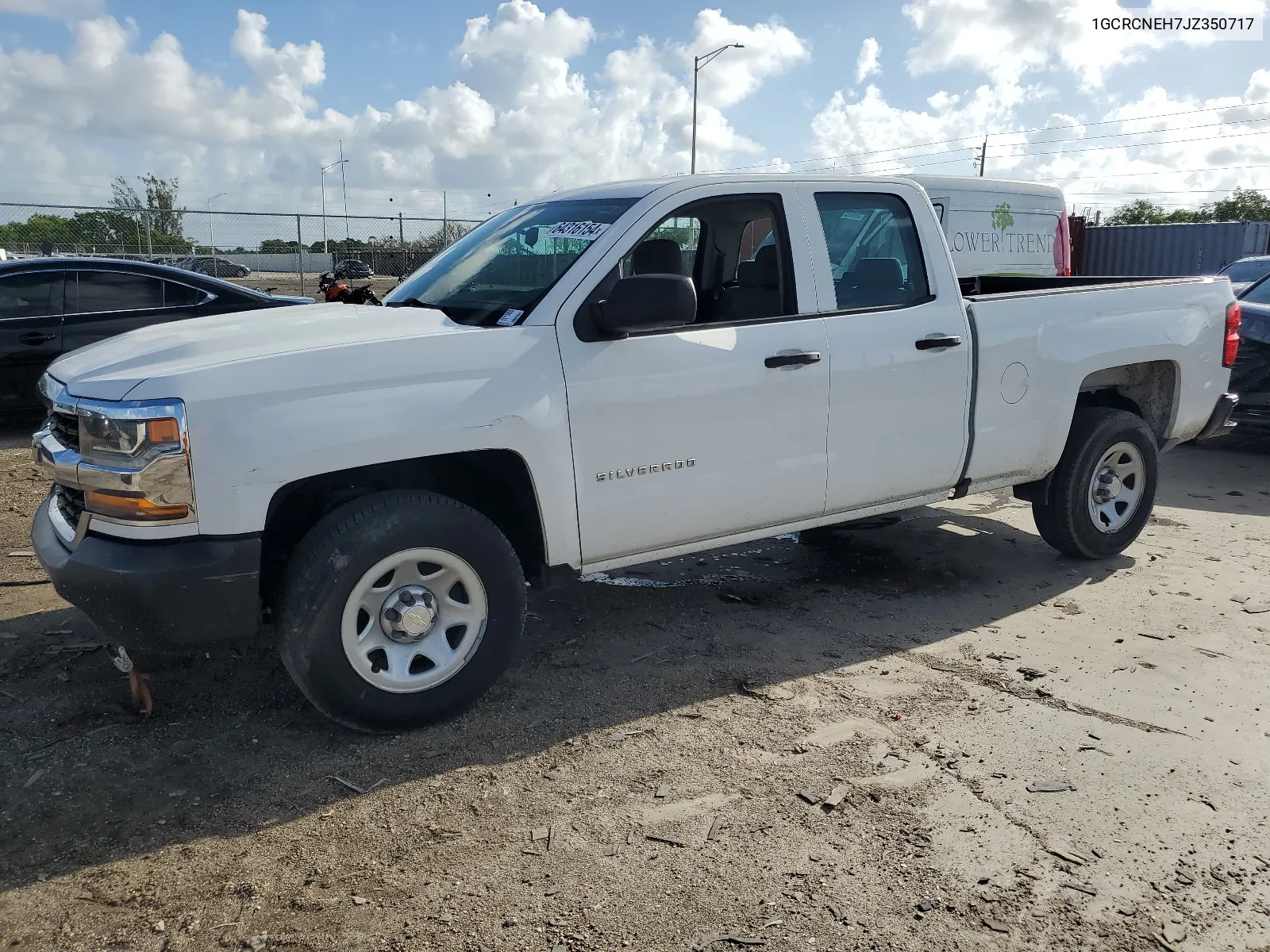 2018 Chevrolet Silverado C1500 VIN: 1GCRCNEH7JZ350717 Lot: 64316154