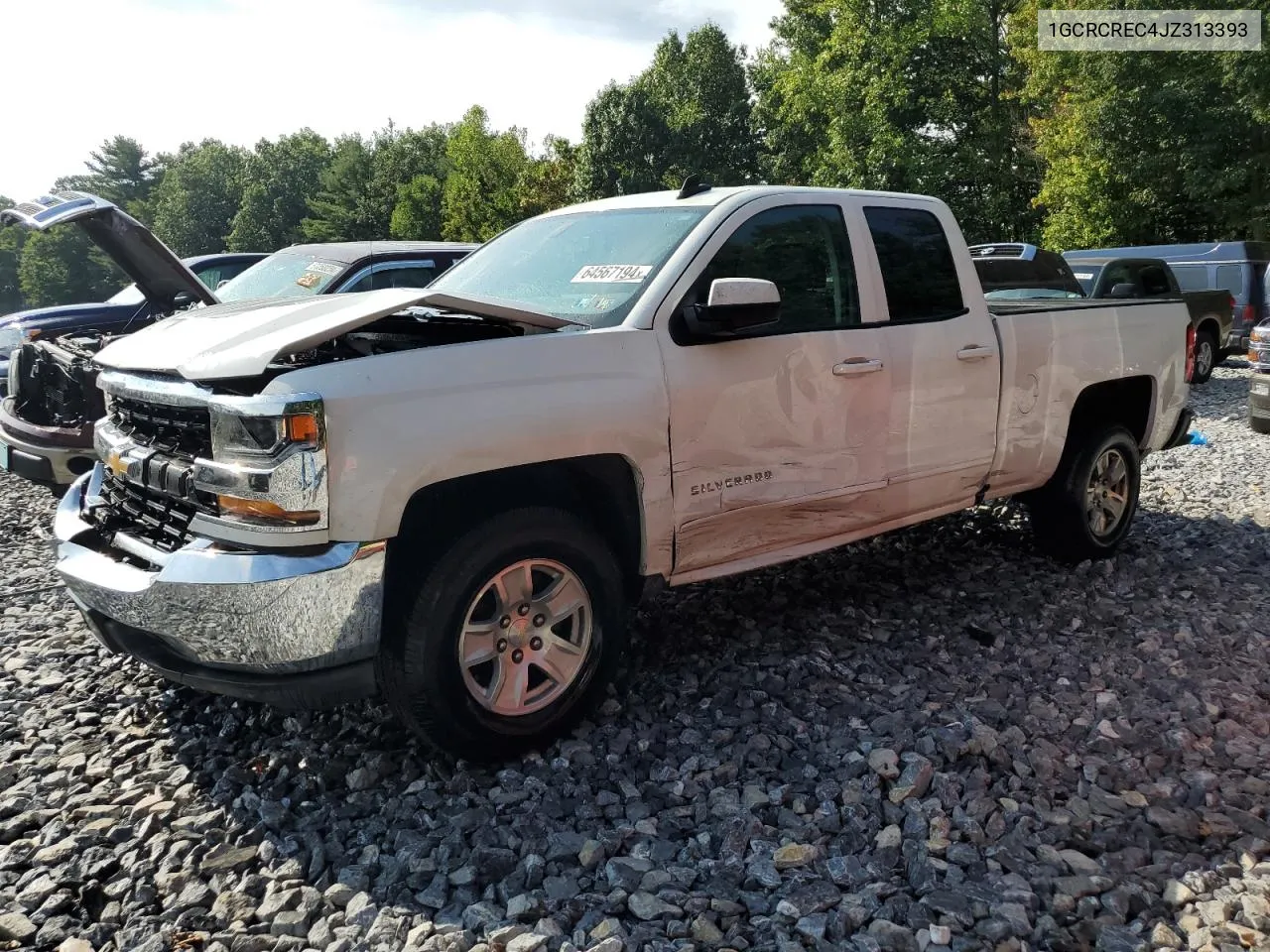 2018 Chevrolet Silverado C1500 Lt VIN: 1GCRCREC4JZ313393 Lot: 64567194