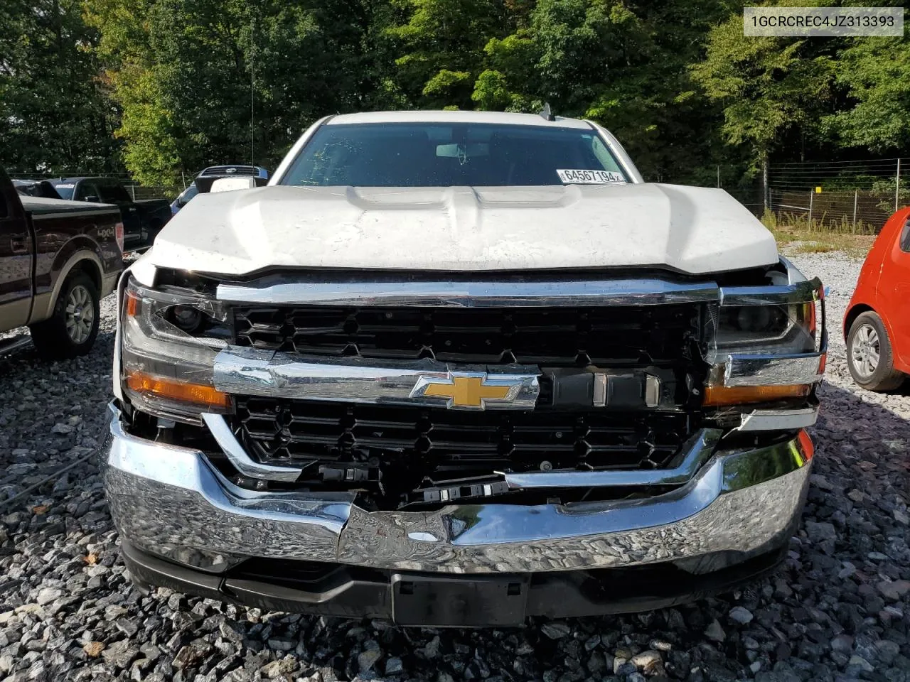 2018 Chevrolet Silverado C1500 Lt VIN: 1GCRCREC4JZ313393 Lot: 64567194