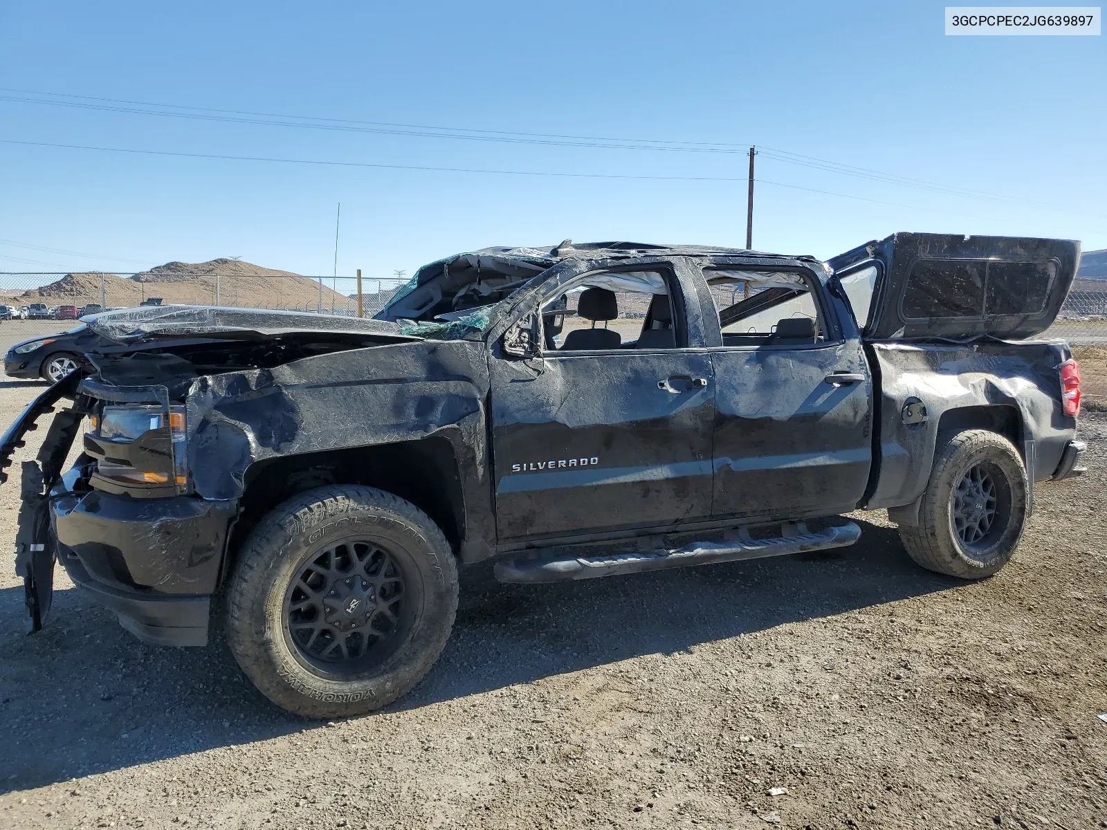 2018 Chevrolet Silverado C1500 Custom VIN: 3GCPCPEC2JG639897 Lot: 64813074