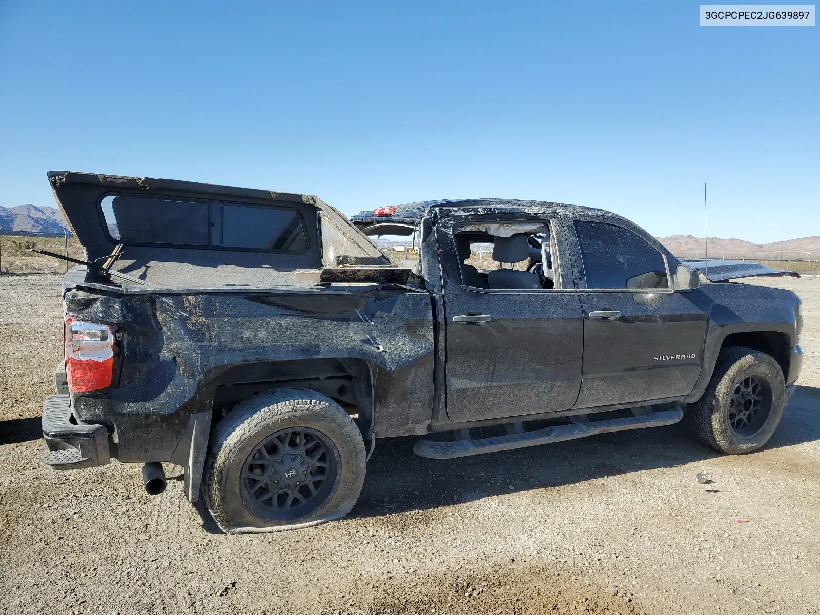 2018 Chevrolet Silverado C1500 Custom VIN: 3GCPCPEC2JG639897 Lot: 64813074