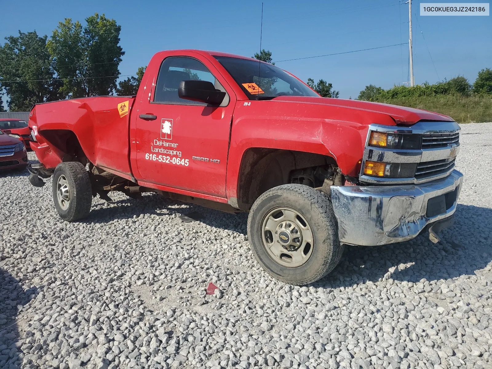 2018 Chevrolet Silverado K2500 Heavy Duty VIN: 1GC0KUEG3JZ242186 Lot: 64900954