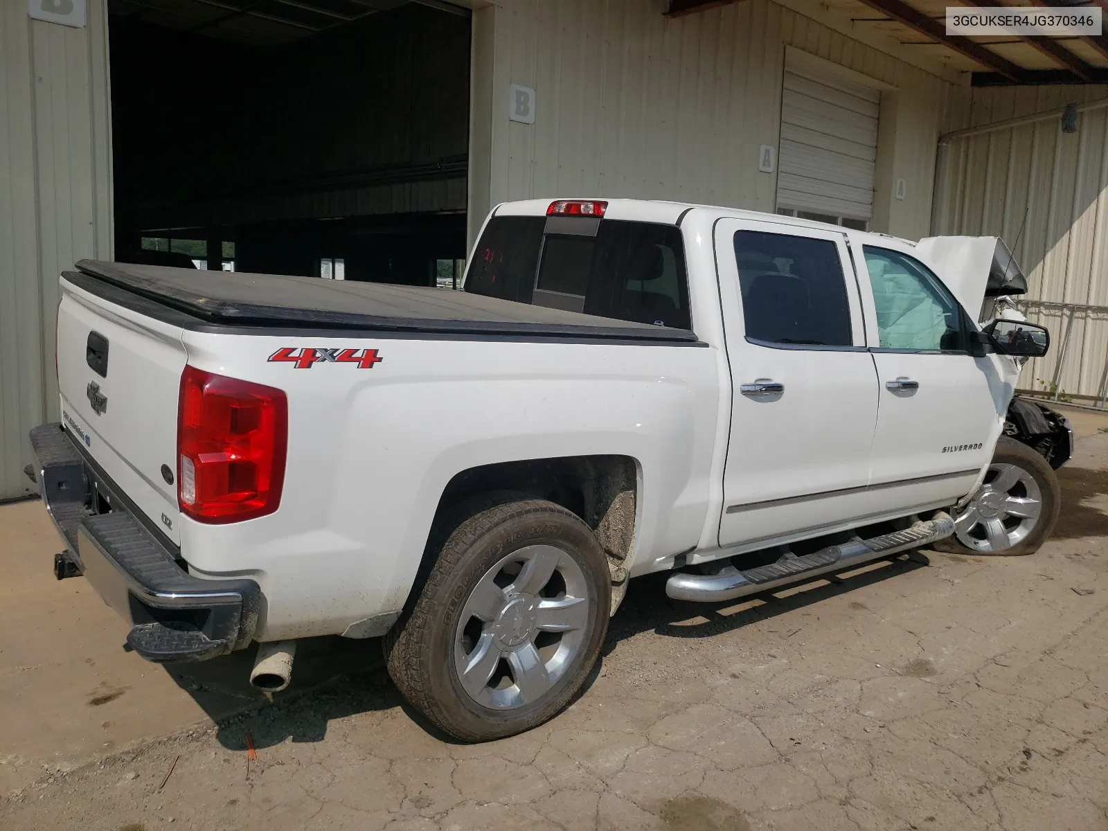 2018 Chevrolet Silverado K1500 Ltz VIN: 3GCUKSER4JG370346 Lot: 64943634