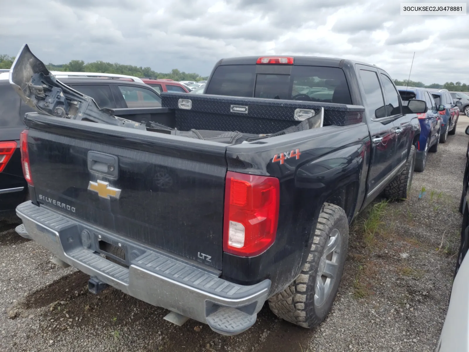 2018 Chevrolet Silverado K1500 Ltz VIN: 3GCUKSEC2JG478881 Lot: 65070054