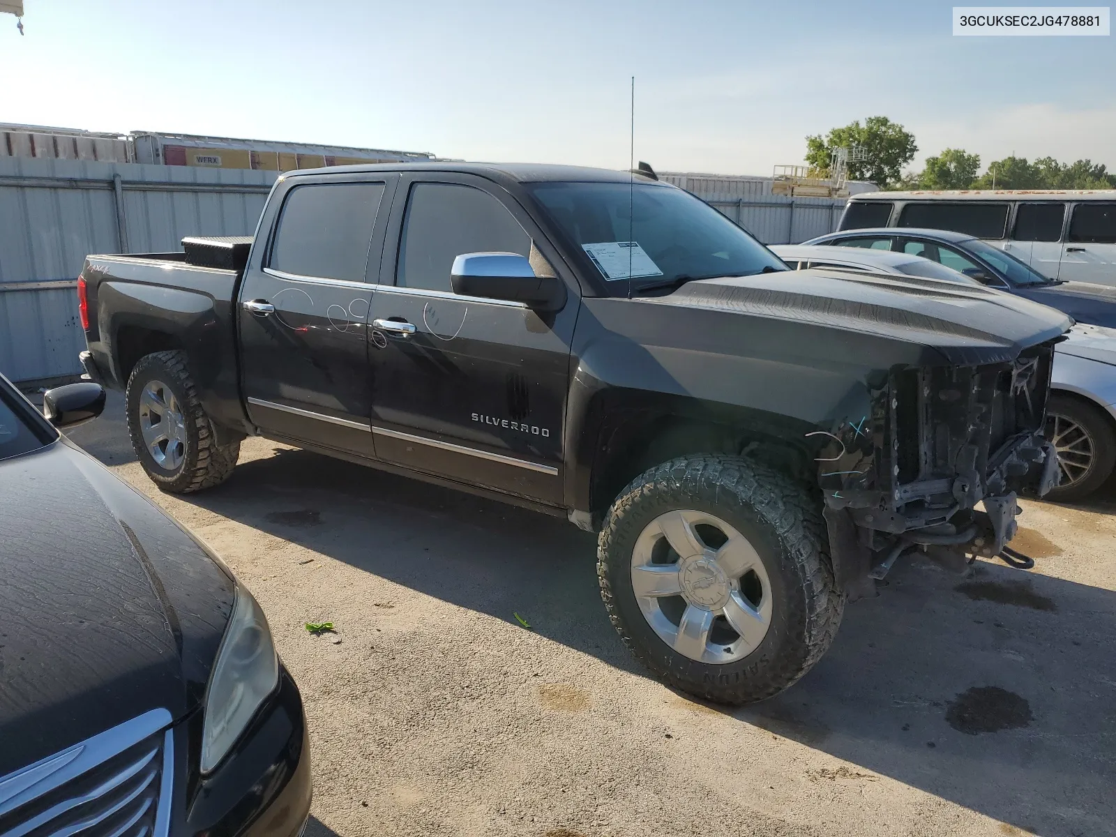 2018 Chevrolet Silverado K1500 Ltz VIN: 3GCUKSEC2JG478881 Lot: 65070054