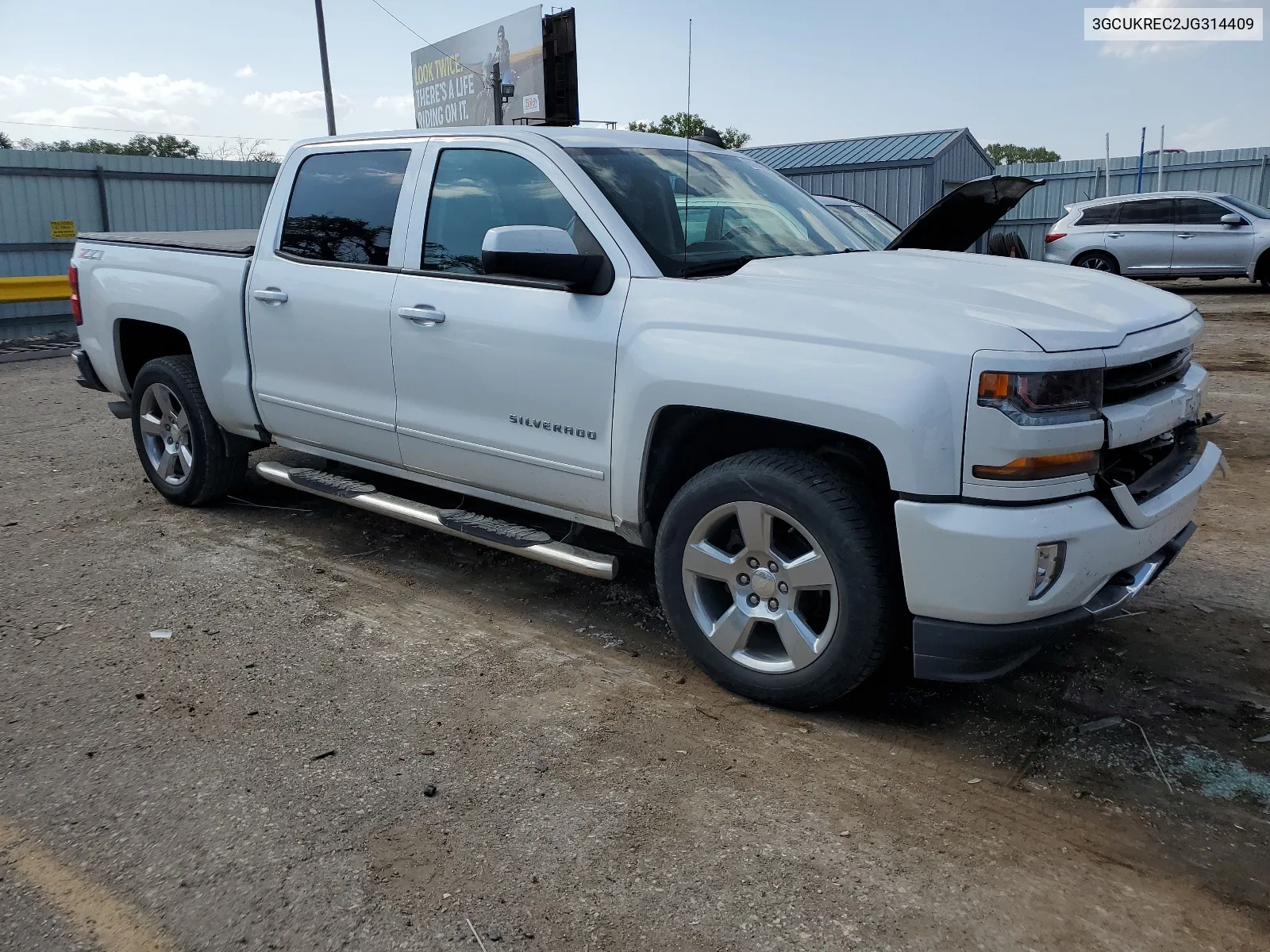 2018 Chevrolet Silverado K1500 Lt VIN: 3GCUKREC2JG314409 Lot: 65134624