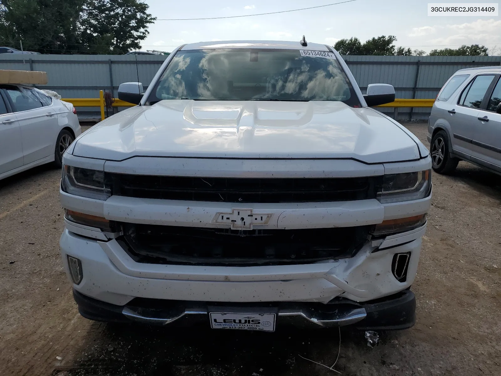 2018 Chevrolet Silverado K1500 Lt VIN: 3GCUKREC2JG314409 Lot: 65134624