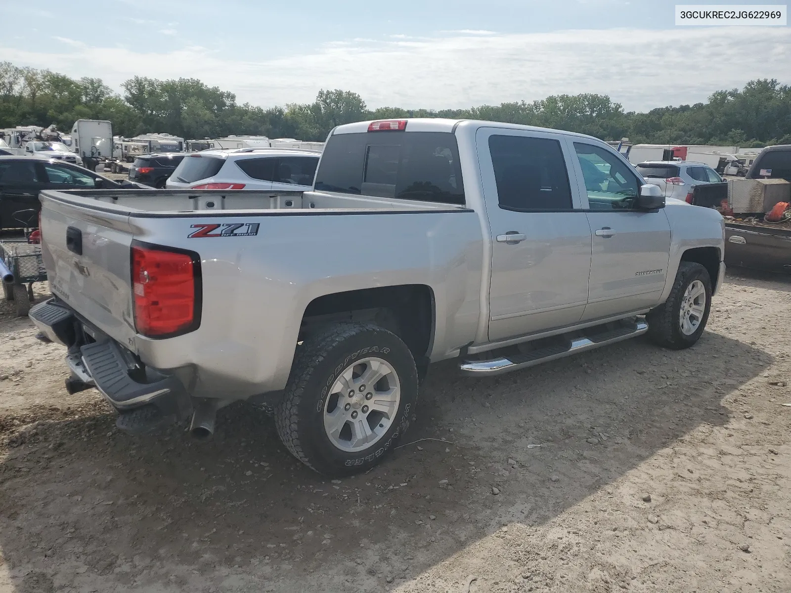 2018 Chevrolet Silverado K1500 Lt VIN: 3GCUKREC2JG622969 Lot: 65734094