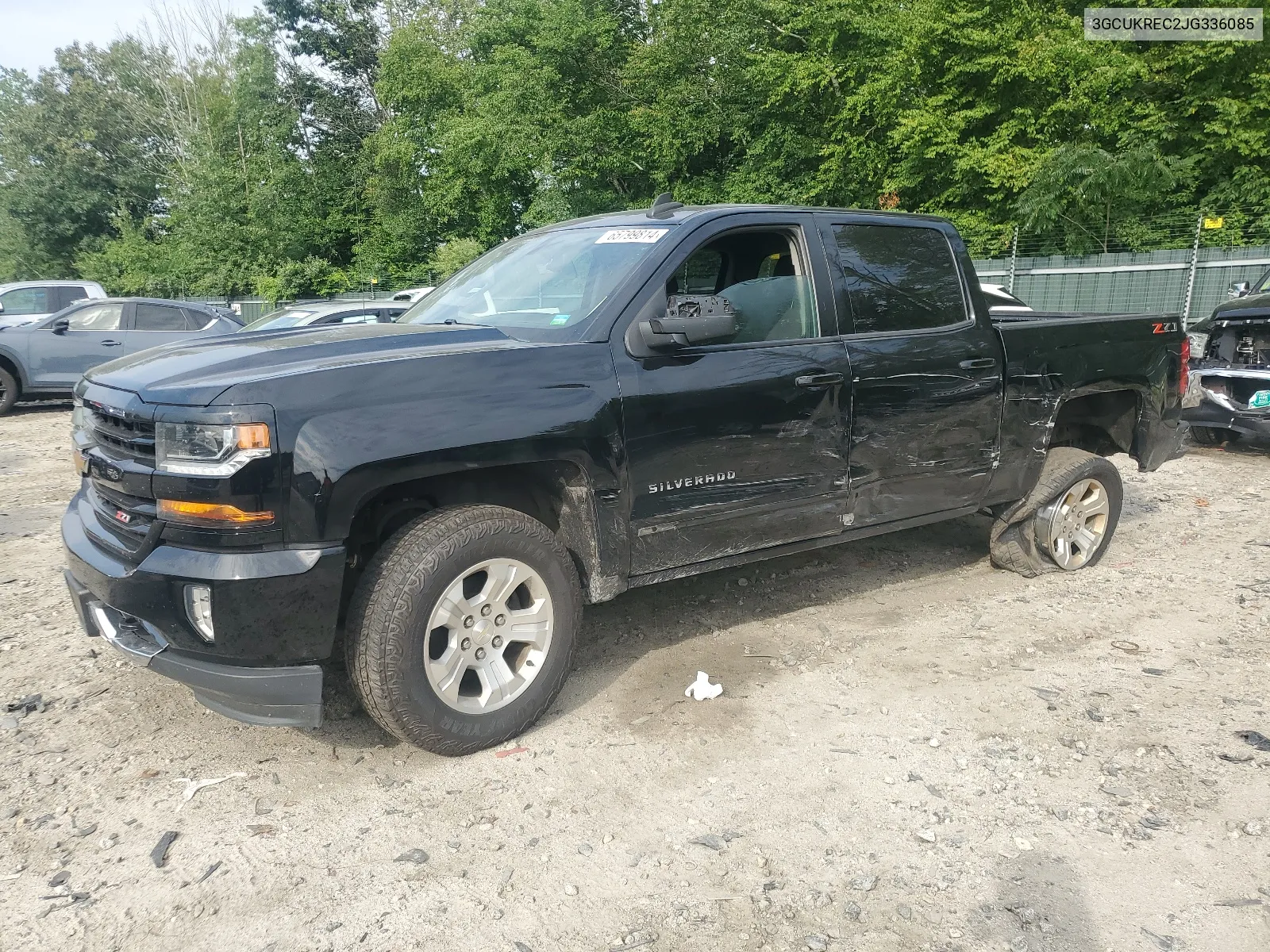 2018 Chevrolet Silverado K1500 Lt VIN: 3GCUKREC2JG336085 Lot: 65799814